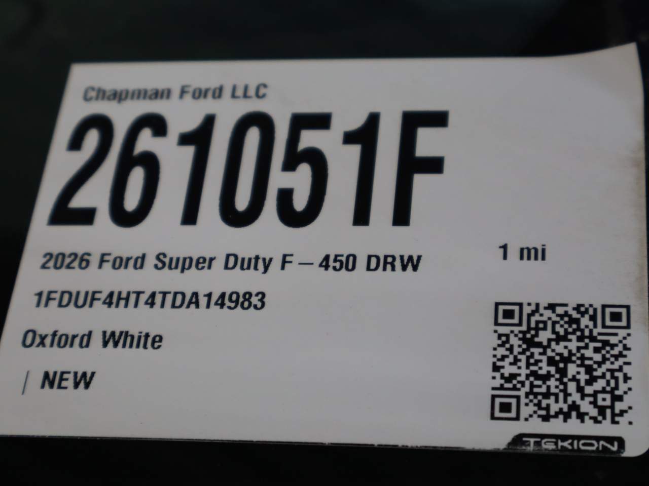 2026 Ford F-450 Super Duty Chassis