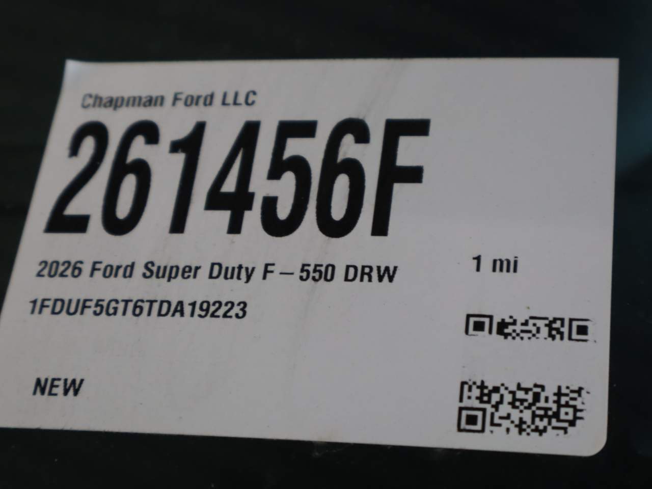 2026 Ford F-550 Super Duty Chassis
