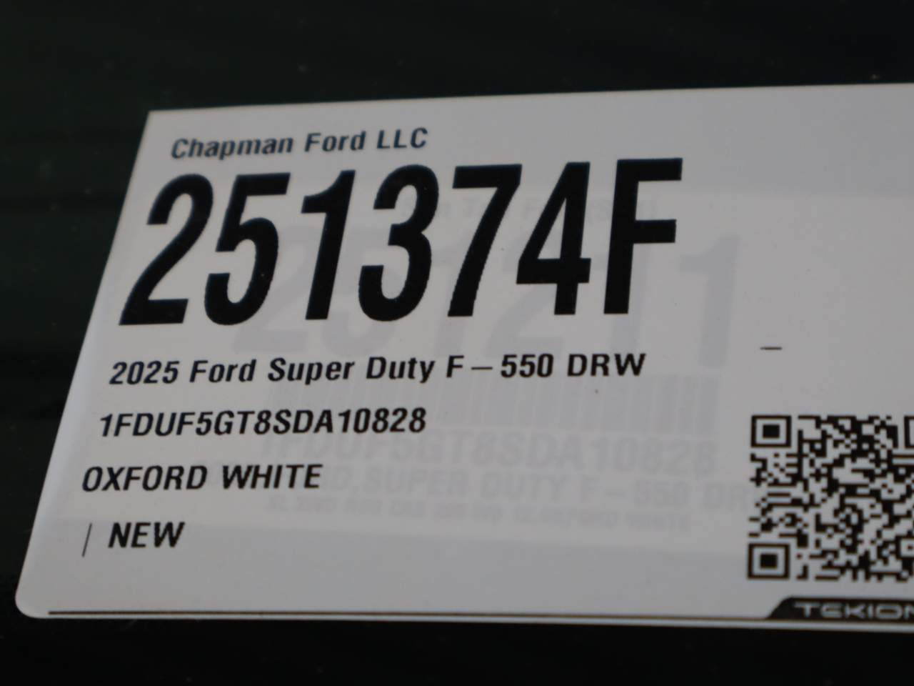 2025 Ford F-550 Super Duty Chassis