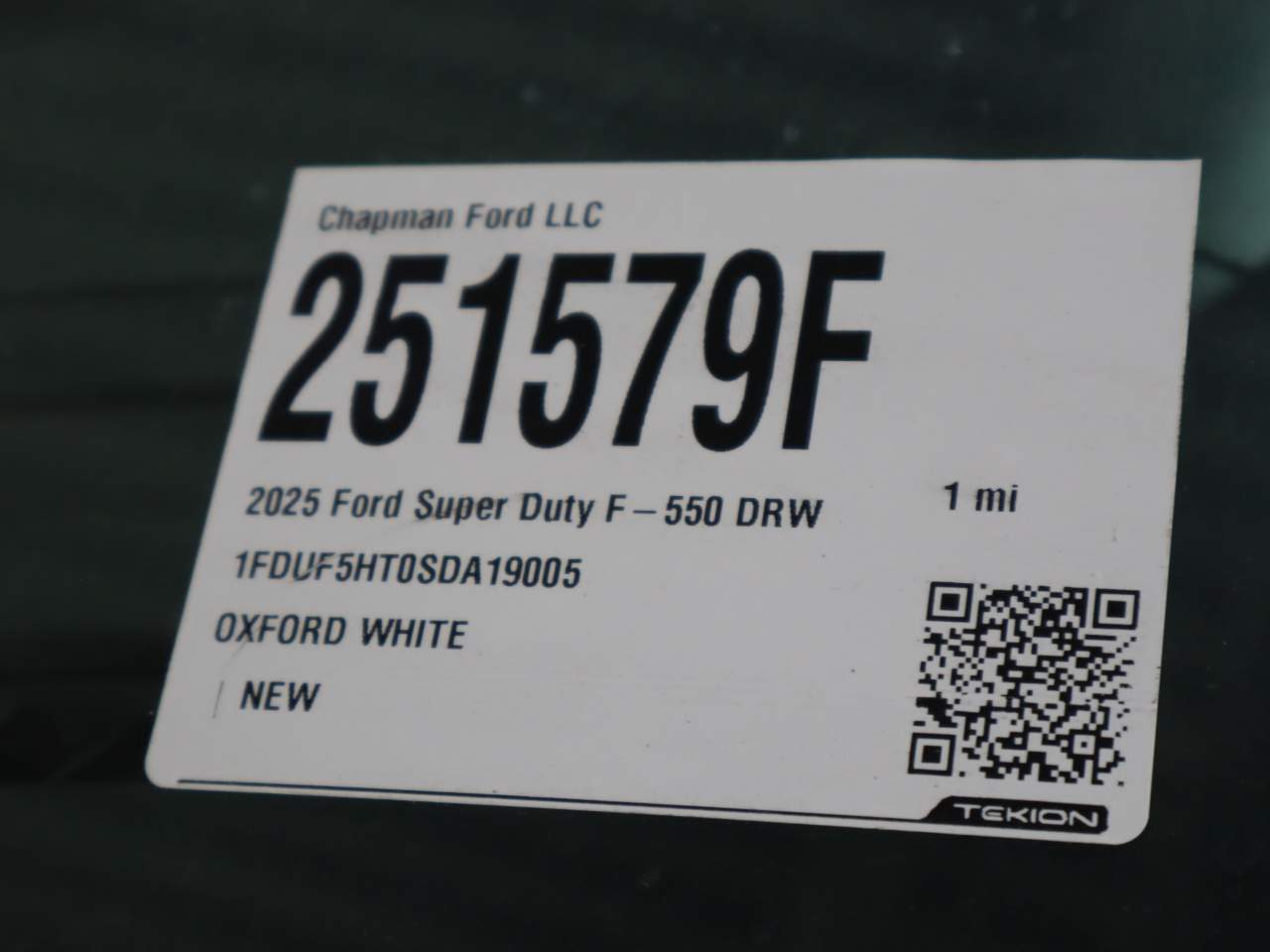 2025 Ford F-550 Super Duty Chassis