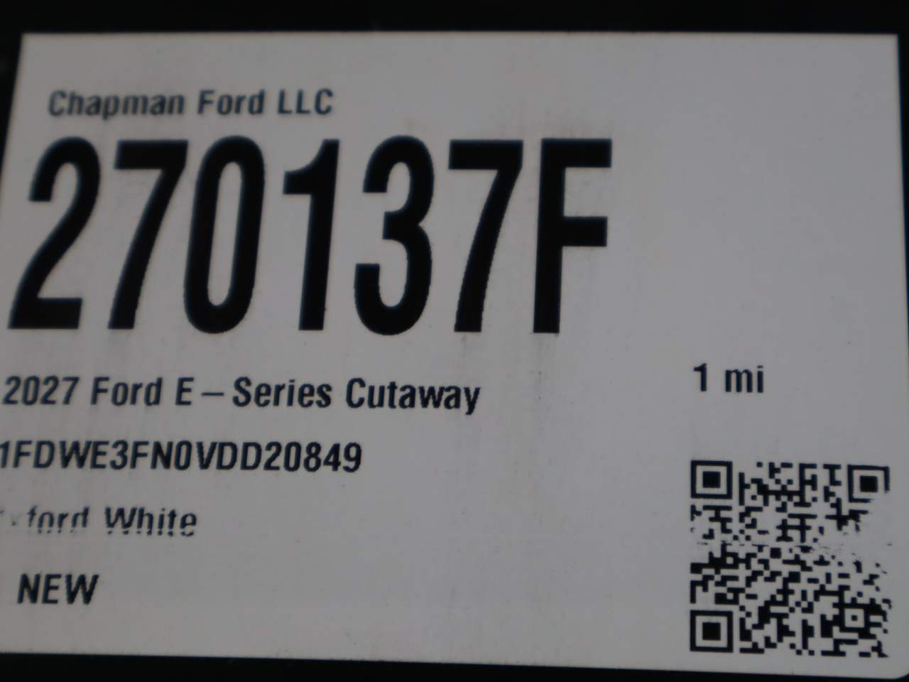 2027 Ford E-Series Full-Size