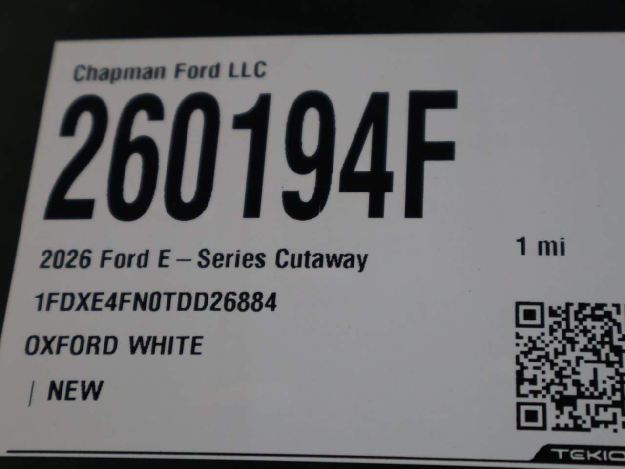 2026 Ford E-Series Full-Size