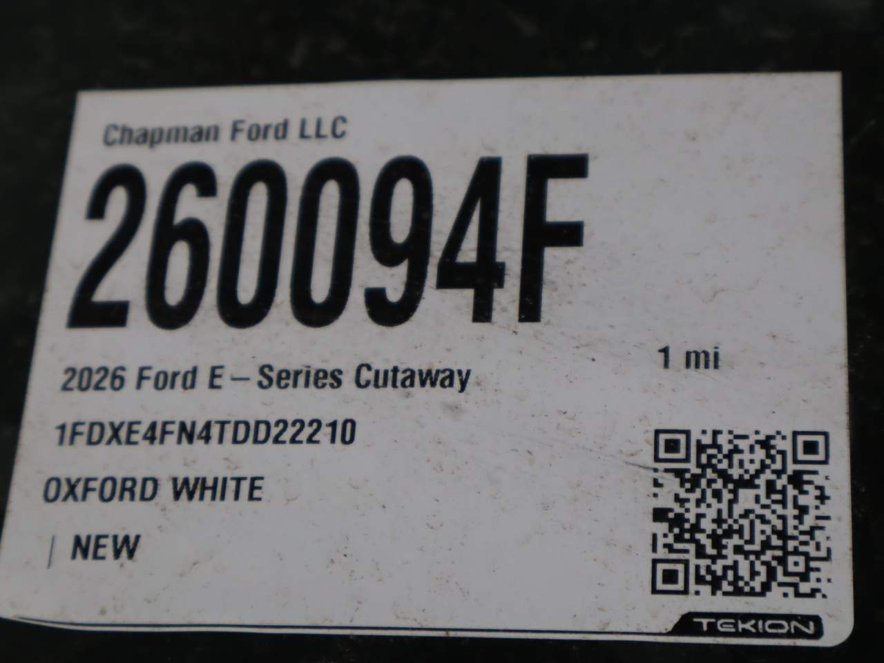 2026 Ford E-Series Full-Size