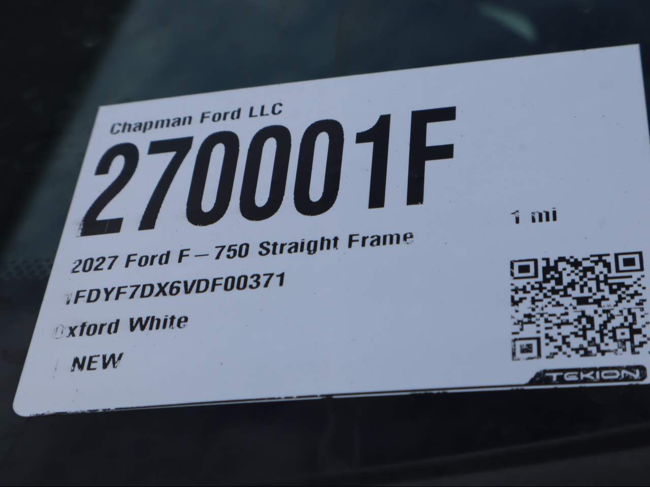 2027 Ford F-750 Super Duty Chassis