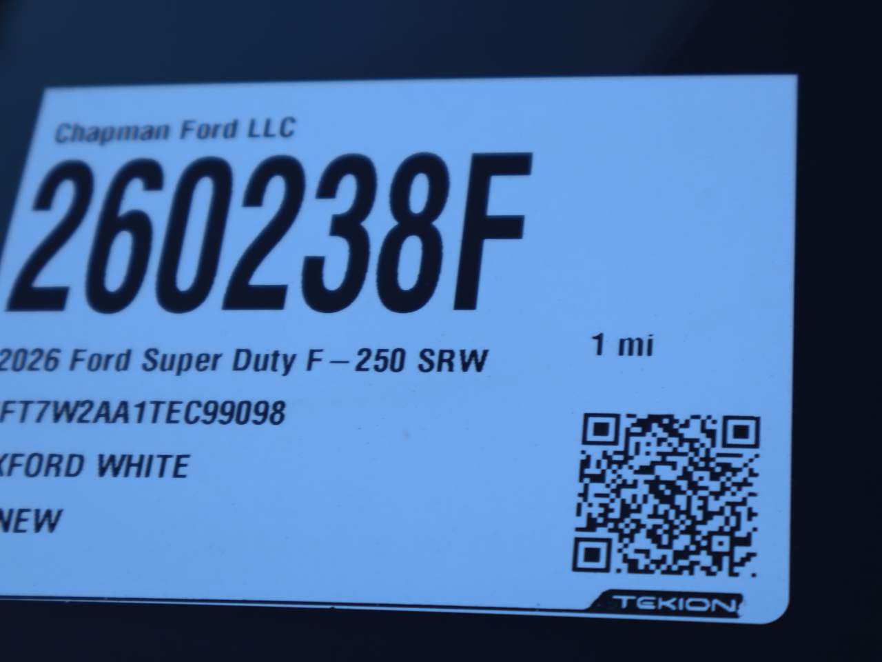 2026 Ford F-250 Super Duty Crew Cab XL