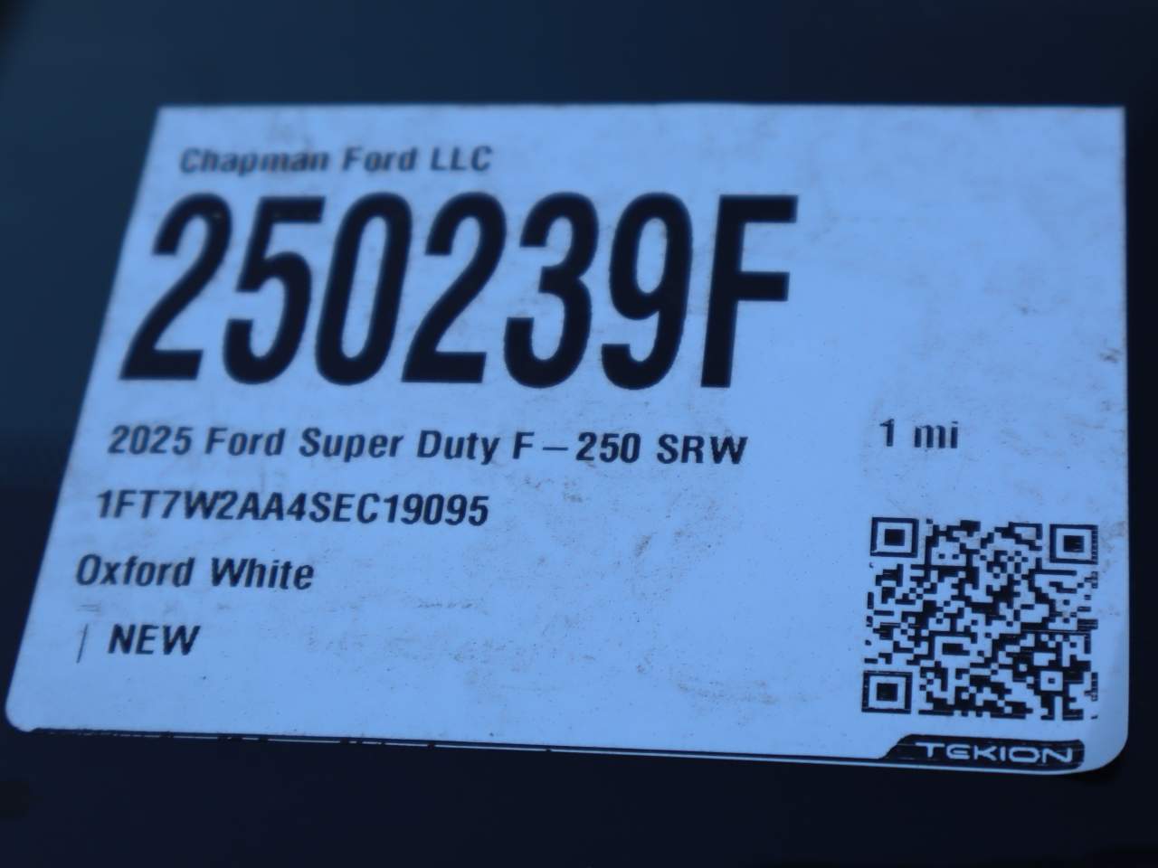 2025 Ford F-250 Super Duty Crew Cab XL