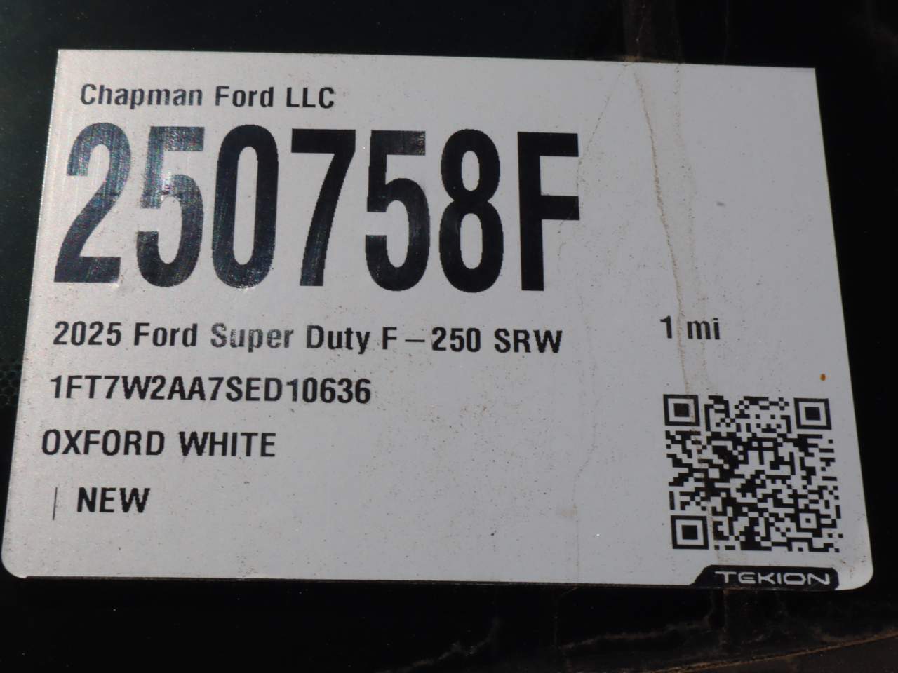 2025 Ford F-250 Super Duty Crew Cab XL