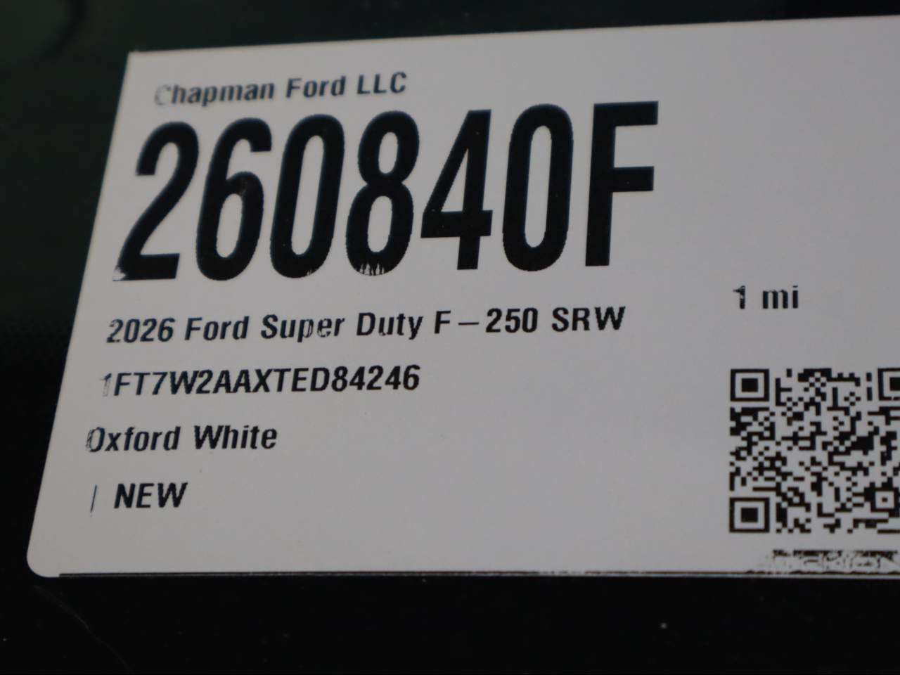 2026 Ford F-250 Super Duty Crew Cab XL