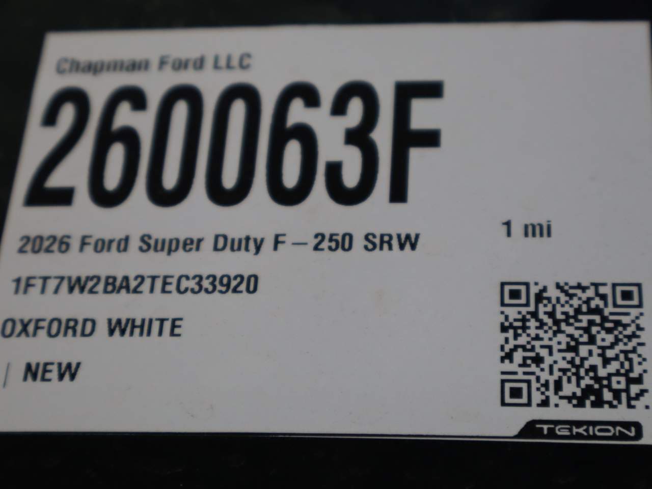 2026 Ford F-250 Super Duty Crew Cab XL