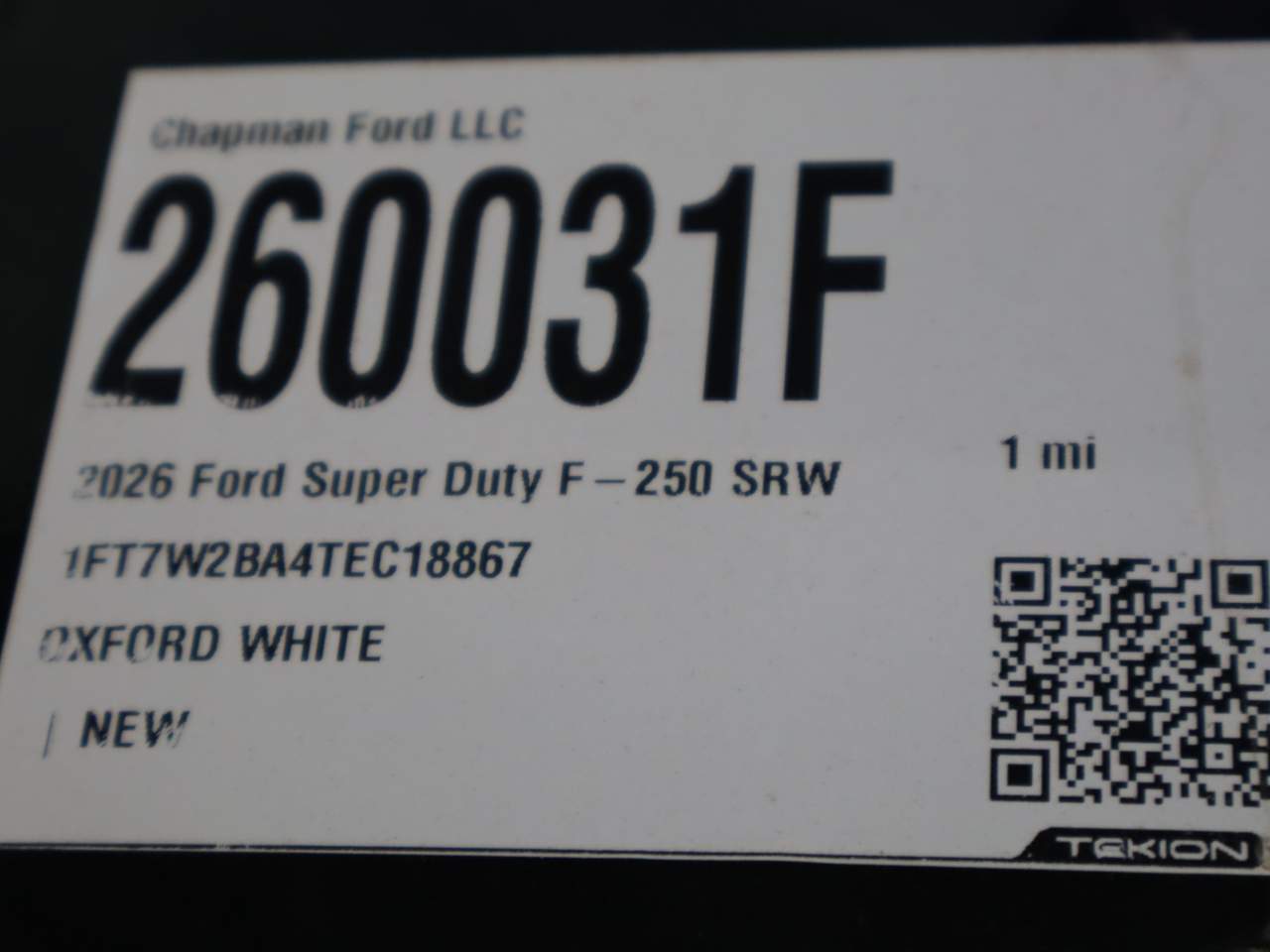 2026 Ford F-250 Super Duty Crew Cab XL