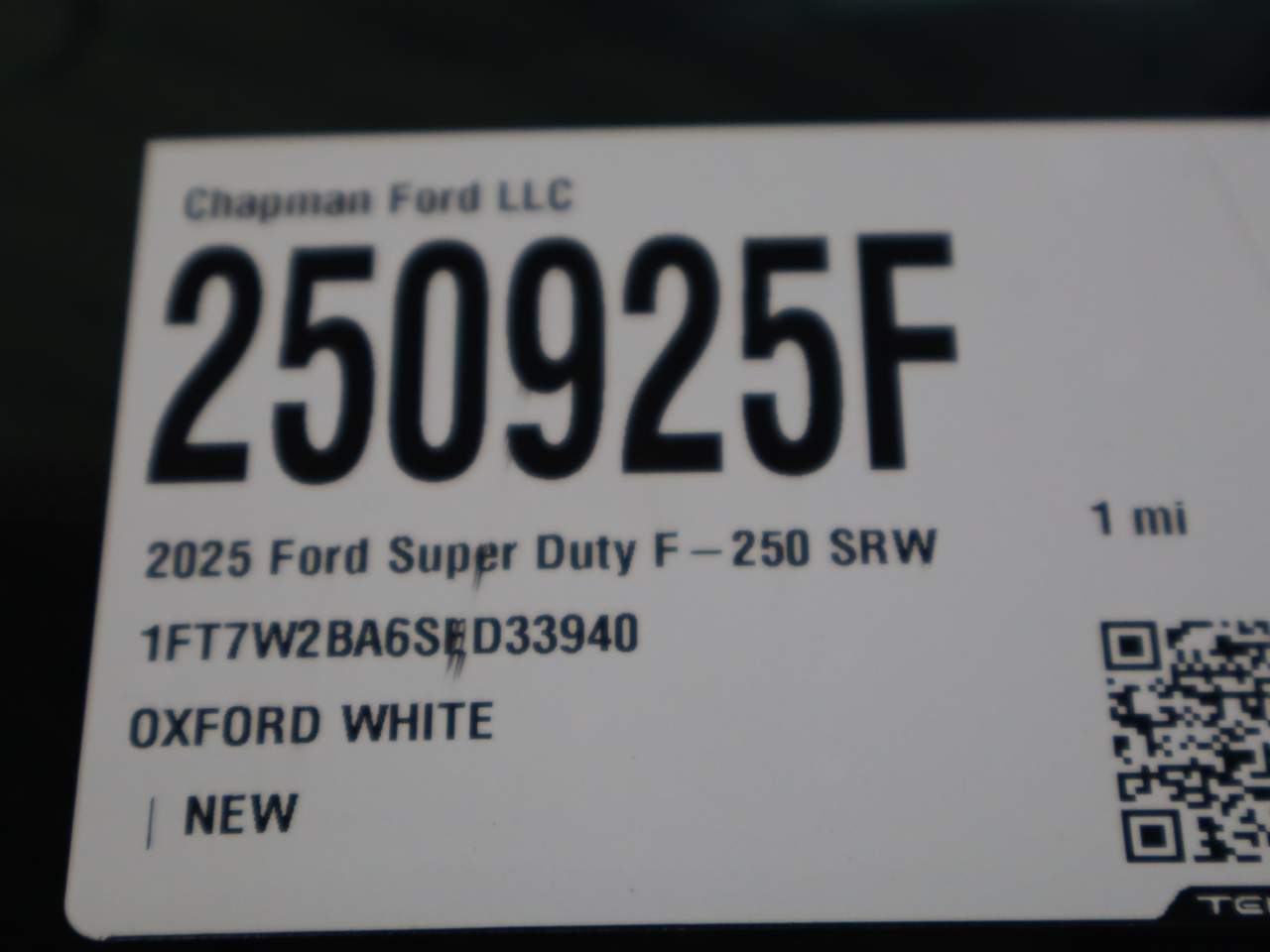 2025 Ford F-250 Super Duty Crew Cab XL