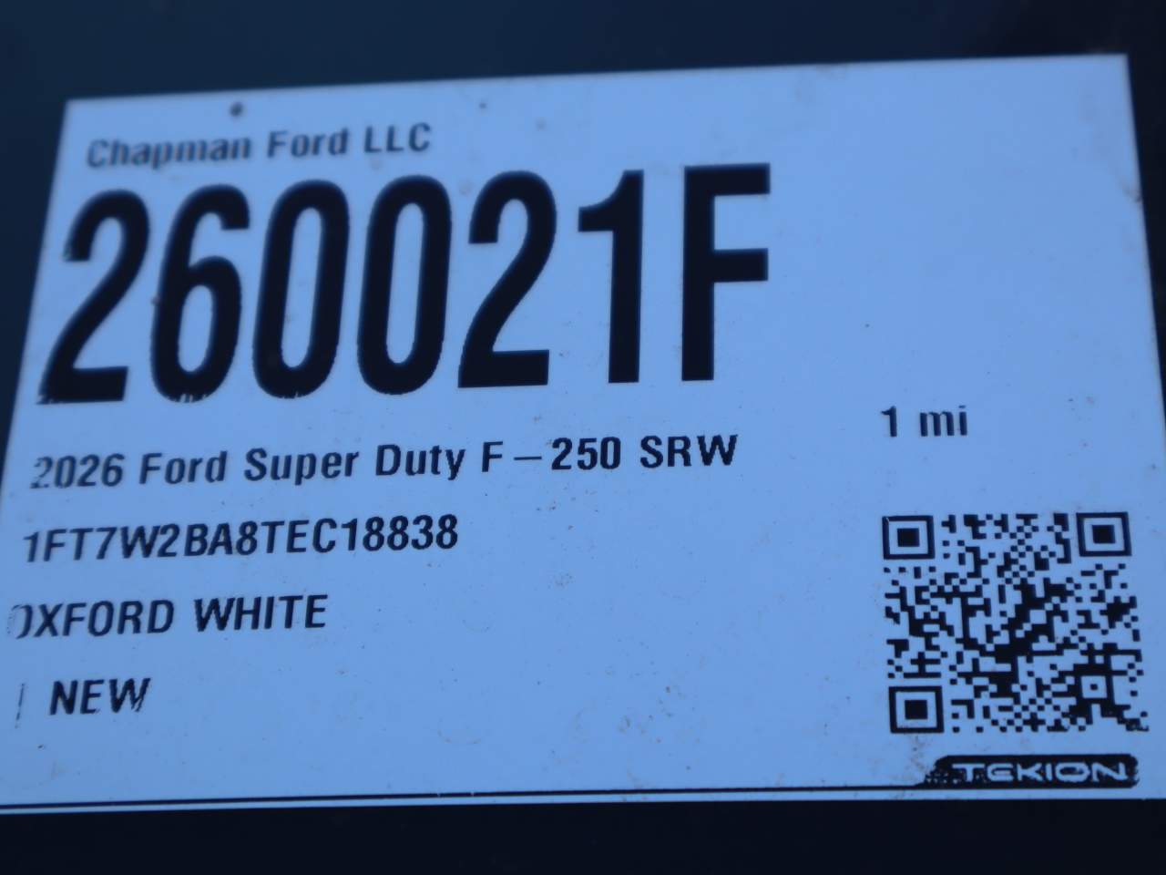 2026 Ford F-250 Super Duty Crew Cab XL