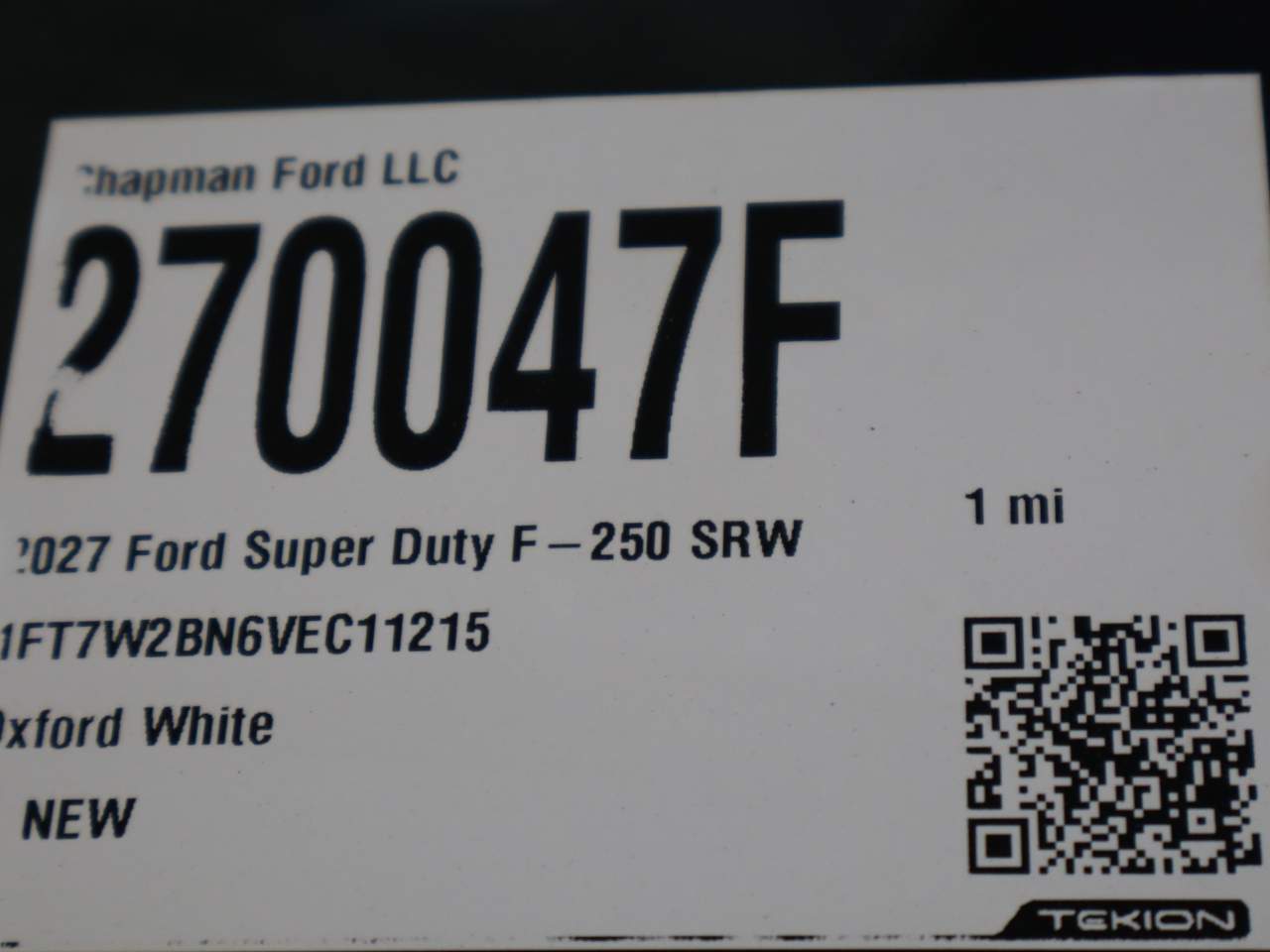 2027 Ford F-250 Super Duty Crew Cab XLT