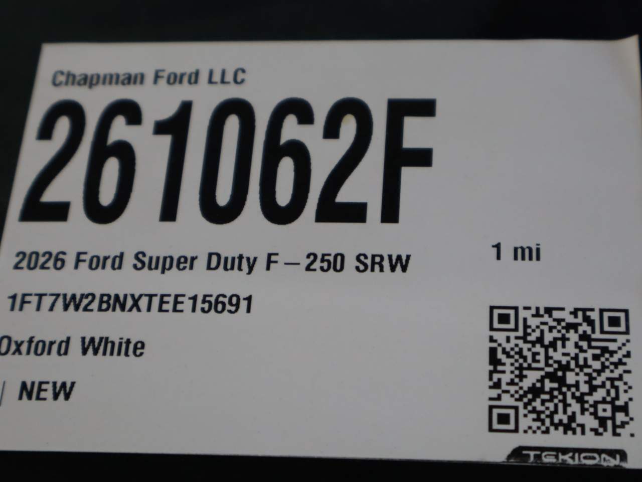 2026 Ford F-250 Super Duty Crew Cab XL