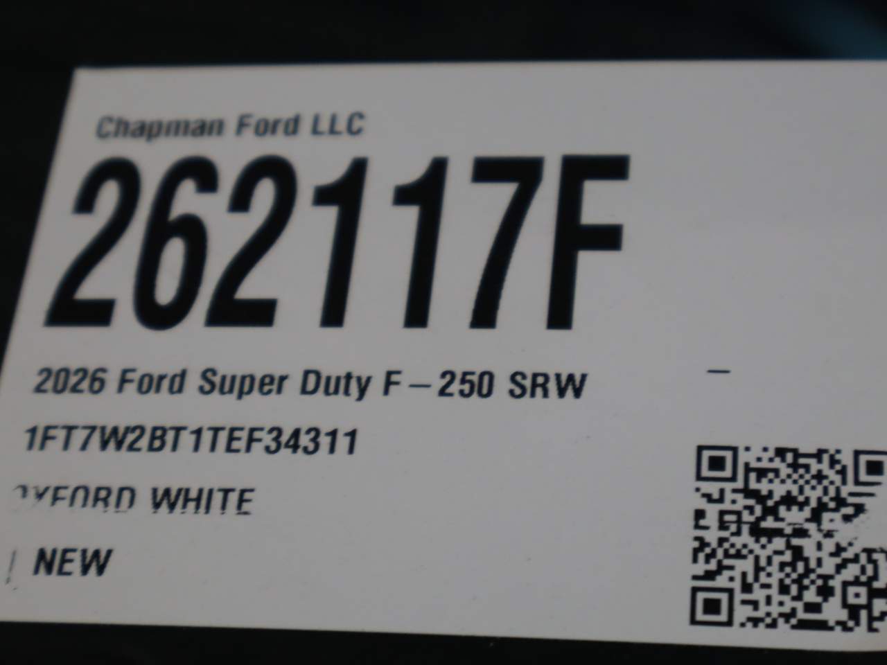 2026 Ford F-250 Super Duty Crew Cab XL