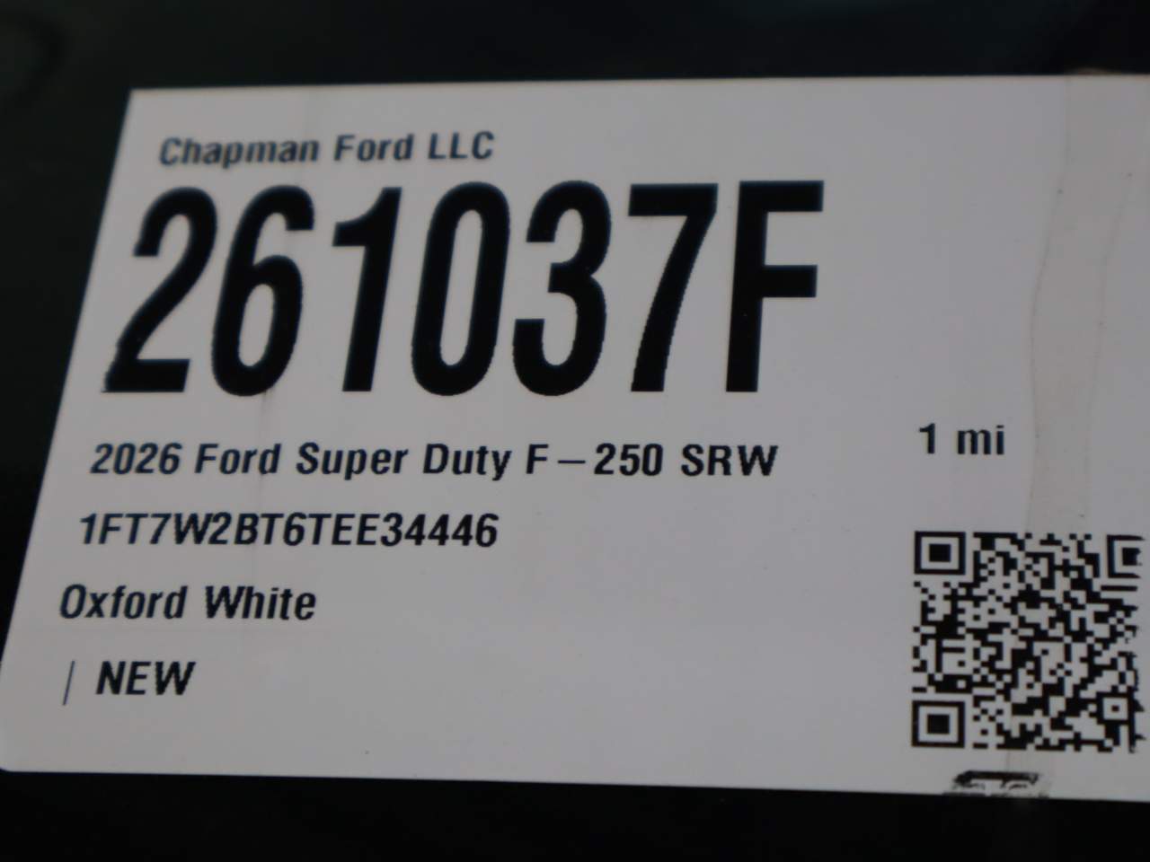 2026 Ford F-250 Super Duty Crew Cab XL