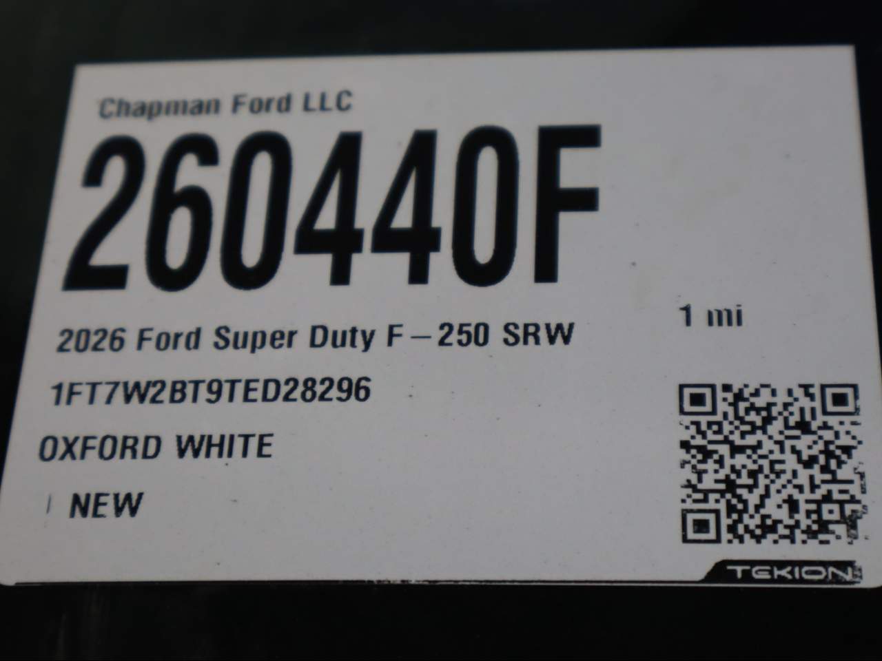2026 Ford F-250 Super Duty Crew Cab XL