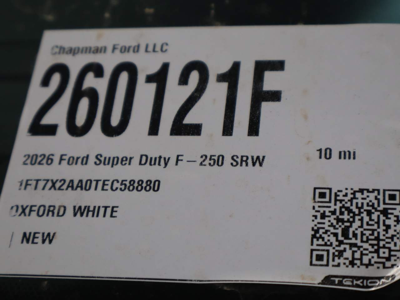 2026 Ford F-250 Super Duty SuperCab XL