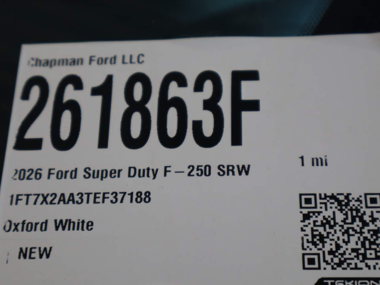 2026 Ford F-250 Super Duty SuperCab XL