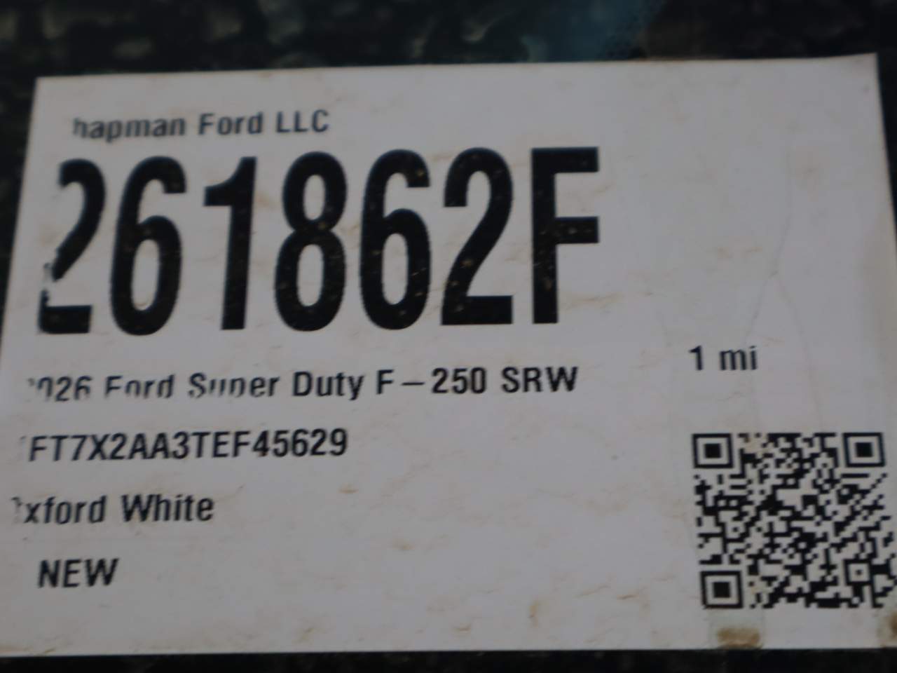 2026 Ford F-250 Super Duty SuperCab XL