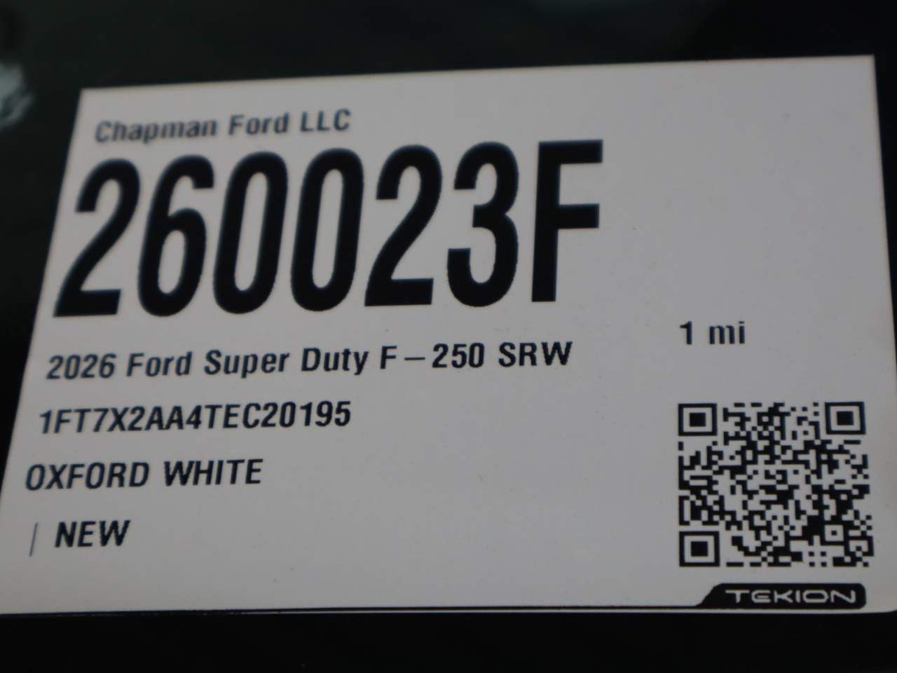 2026 Ford F-250 Super Duty SuperCab XL