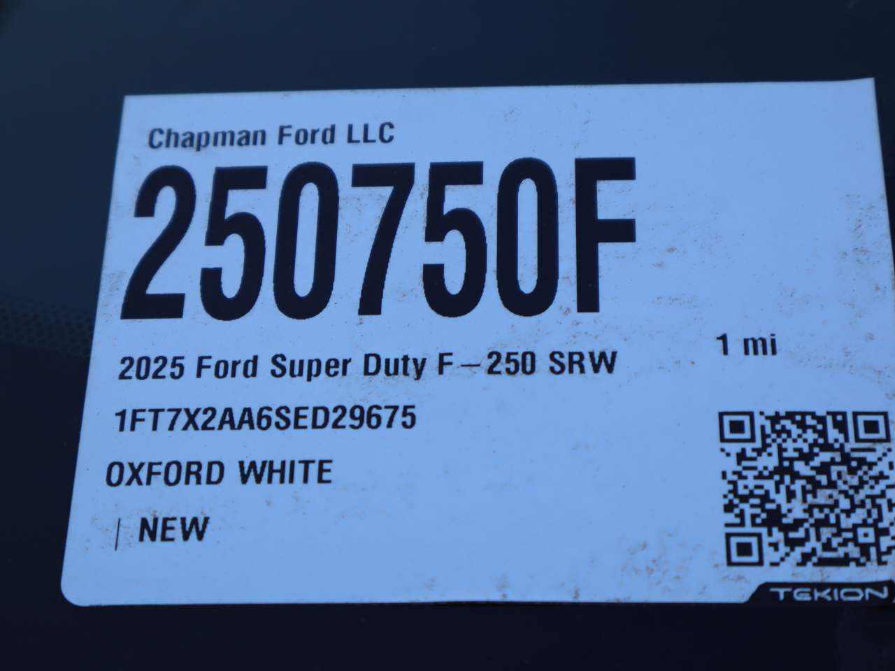 2025 Ford F-250 Super Duty SuperCab XL