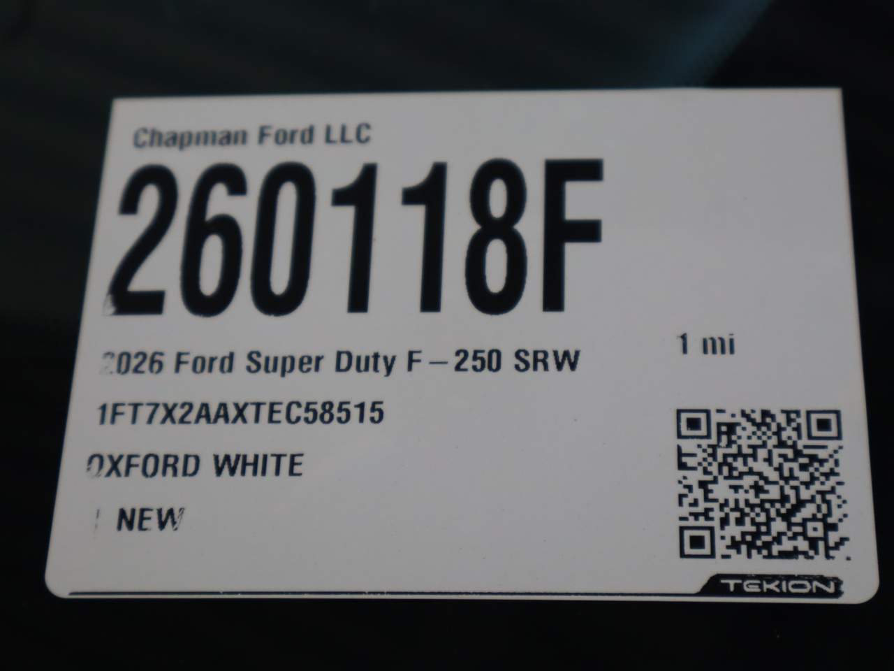 2026 Ford F-250 Super Duty SuperCab XL