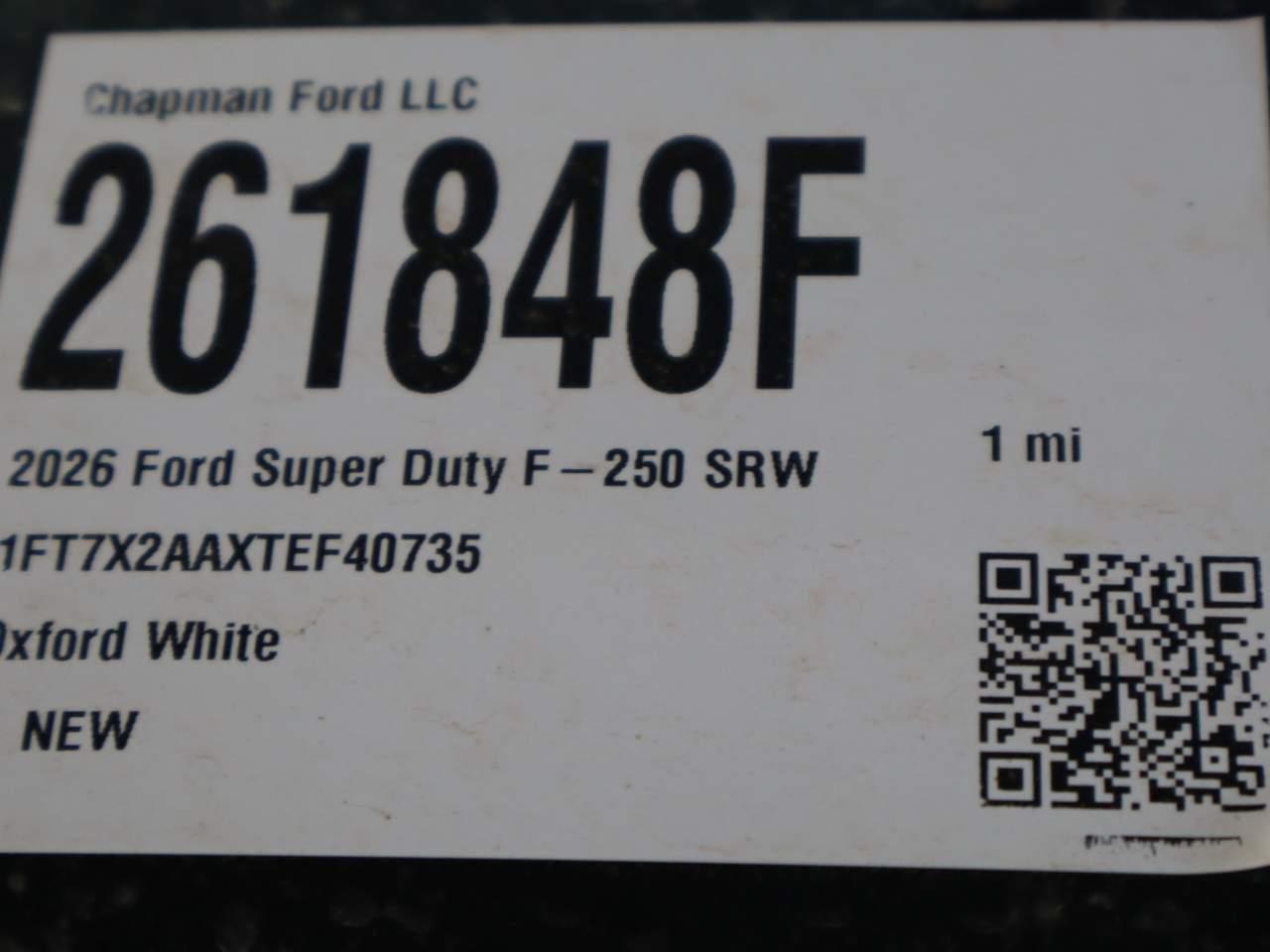 2026 Ford F-250 Super Duty SuperCab XL