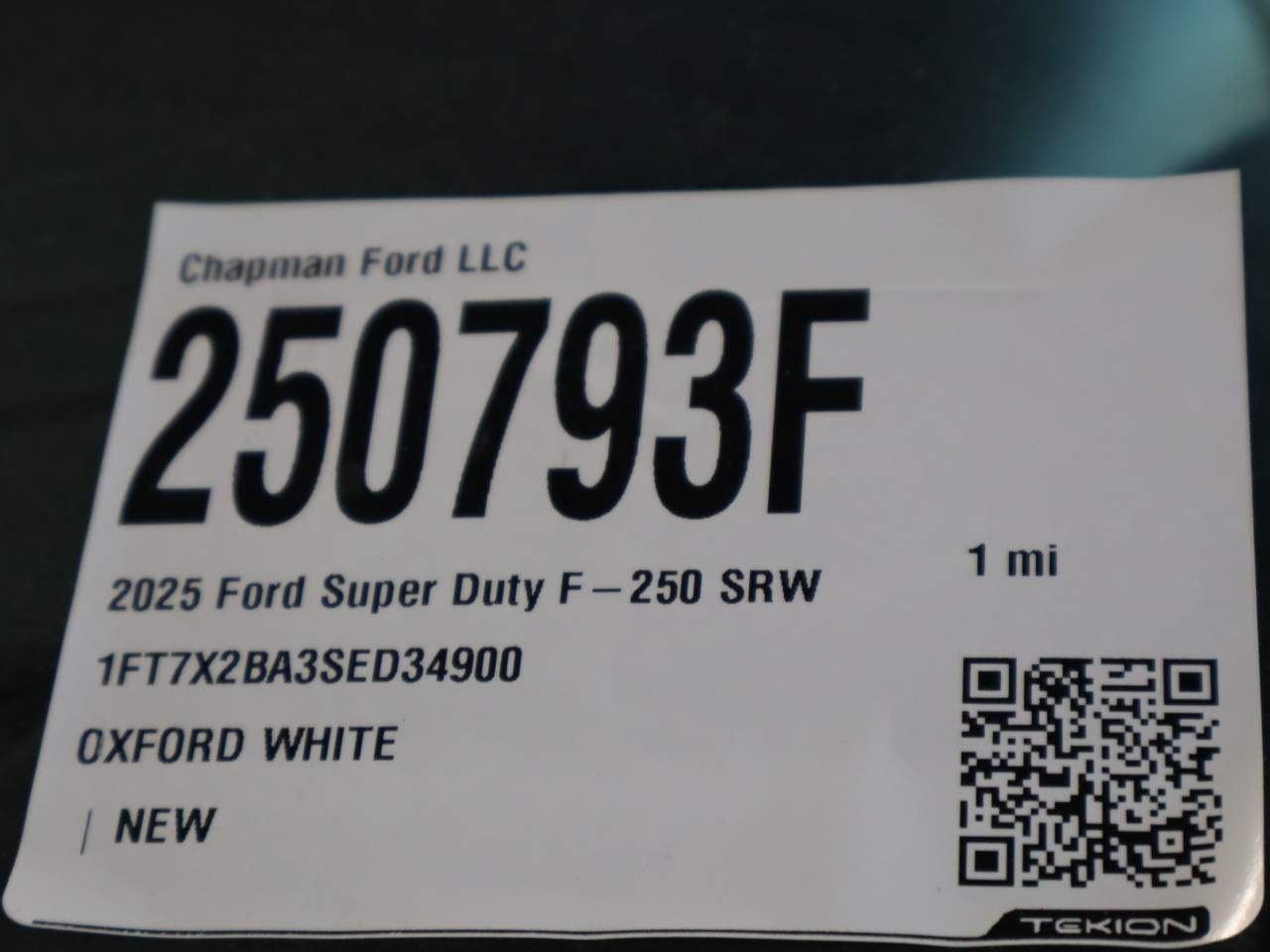2025 Ford F-250 Super Duty SuperCab XL