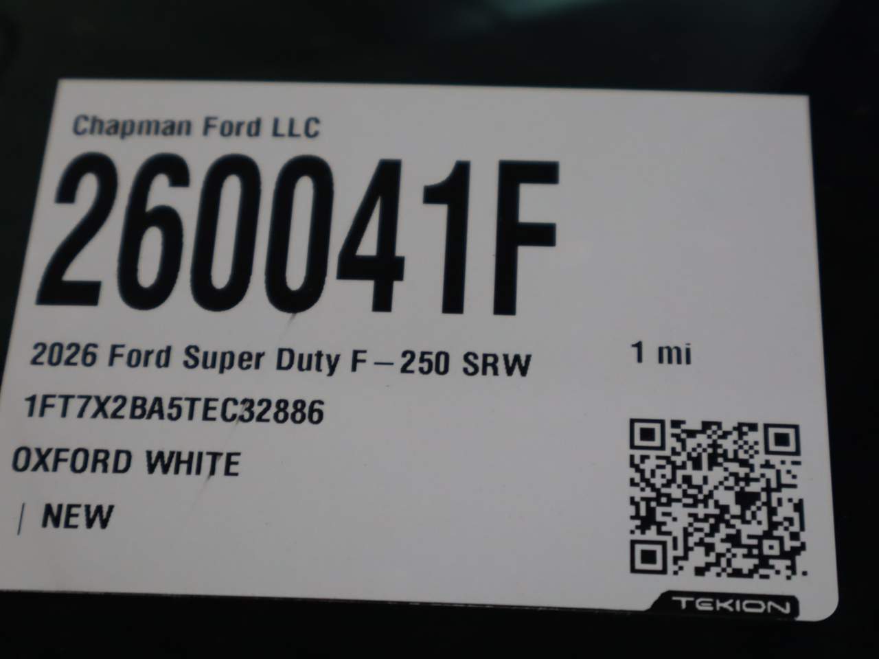 2026 Ford F-250 Super Duty SuperCab XL