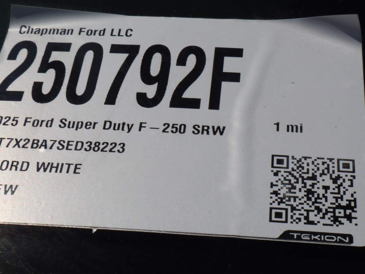2025 Ford F-250 Super Duty SuperCab XL