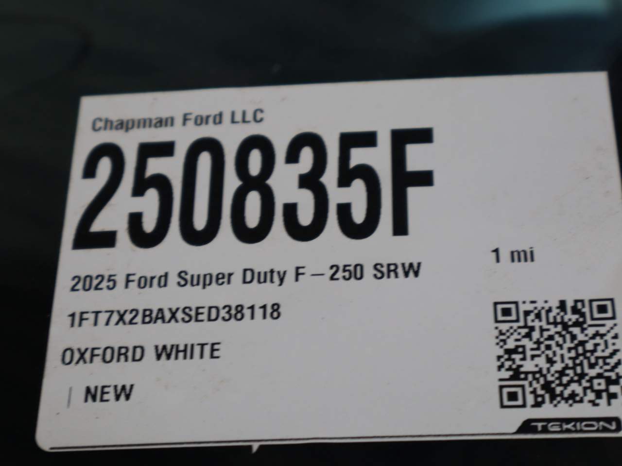 2025 Ford F-250 Super Duty SuperCab XL