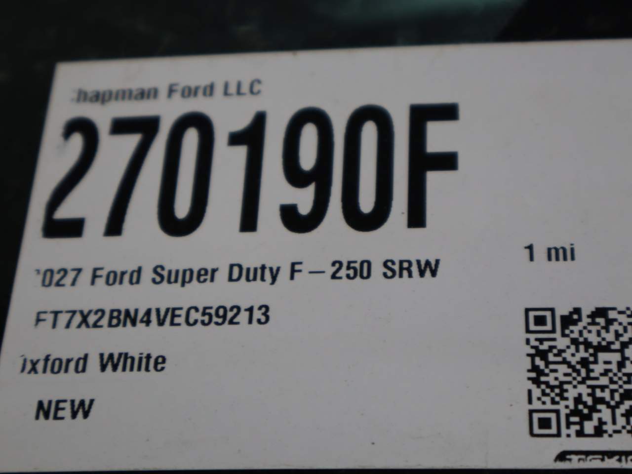 2027 Ford F-250 Super Duty SuperCab XL