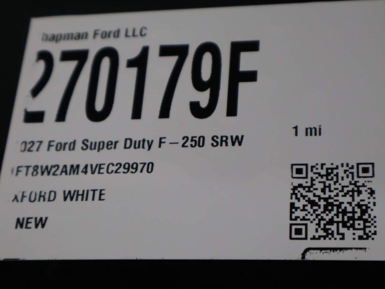 2027 Ford F-250 Super Duty Crew Cab XL