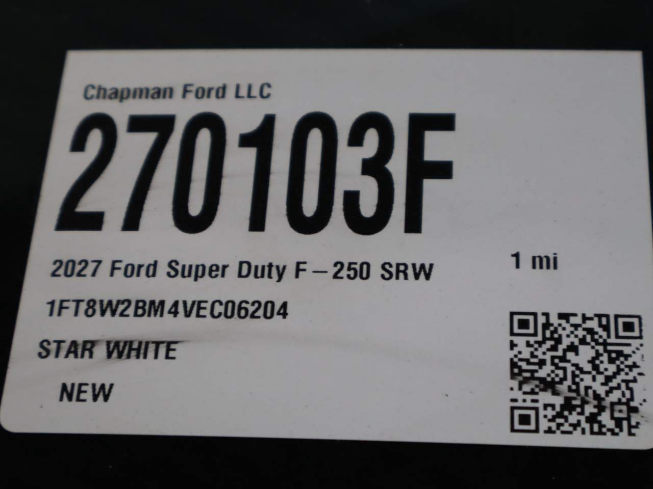 2027 Ford F-250 Super Duty Crew Cab Platinum