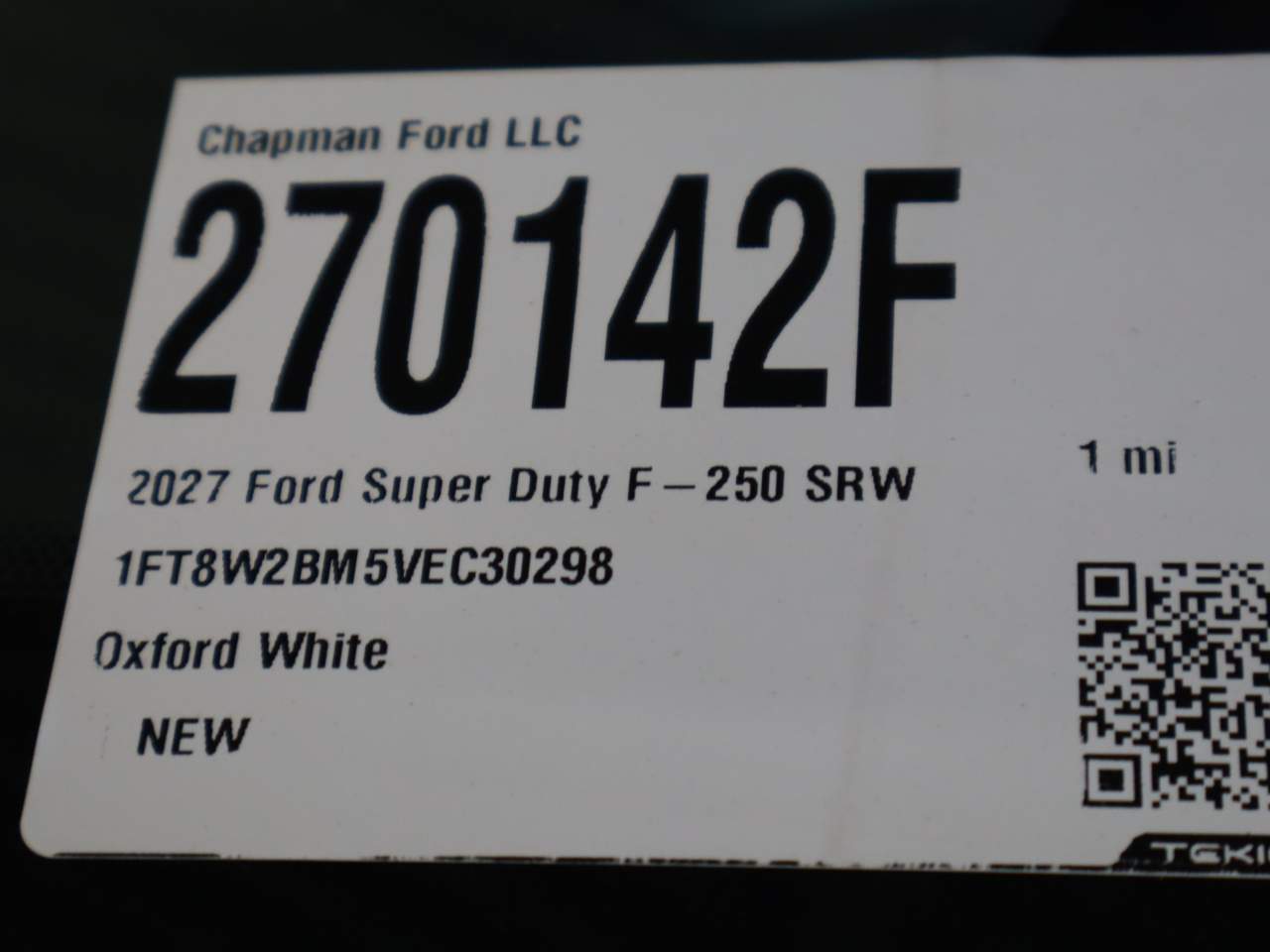 2027 Ford F-250 Super Duty Crew Cab XL