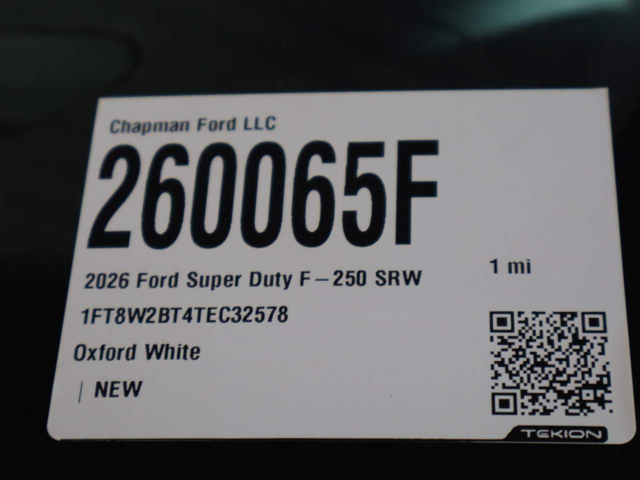 2026 Ford F-250 Super Duty Crew Cab XL