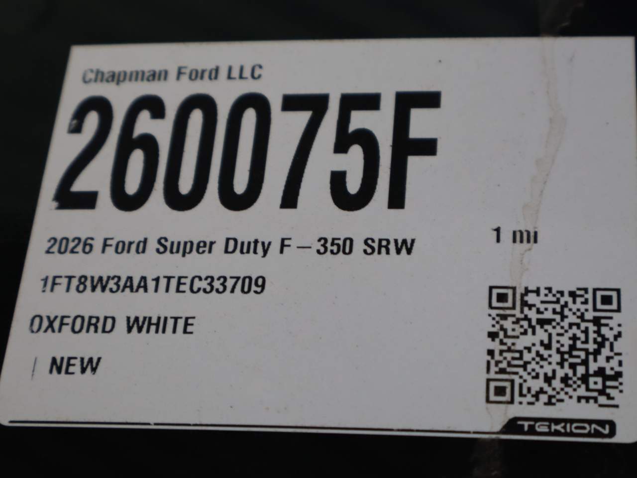 2026 Ford F-350 Super Duty SRW Crew Cab XL