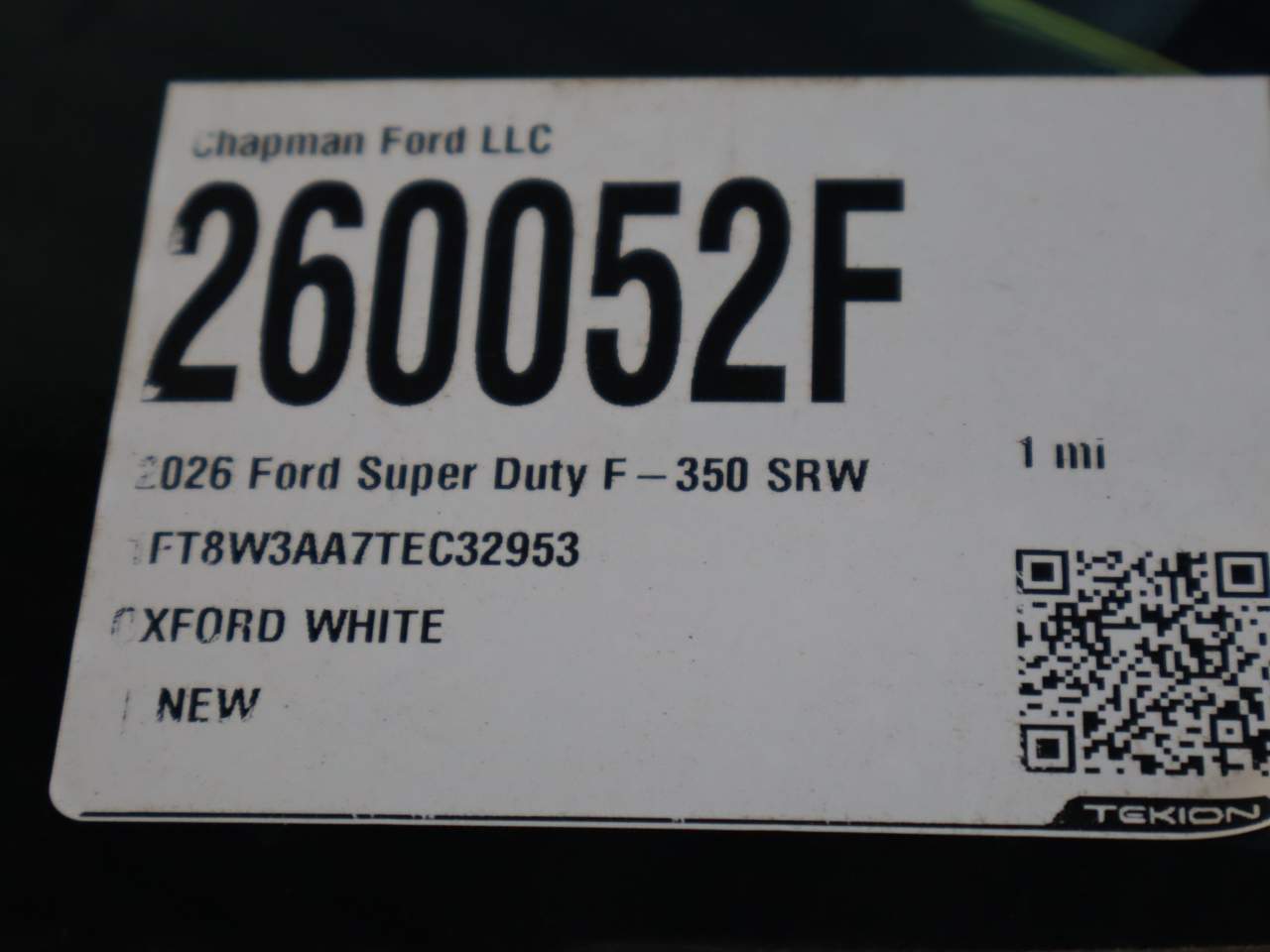 2026 Ford F-350 Super Duty SRW Crew Cab XL