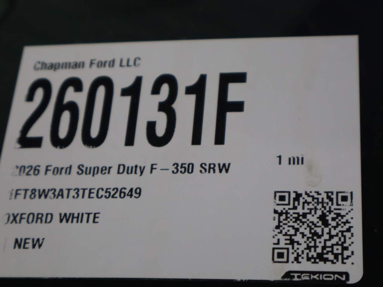 2026 Ford F-350 Super Duty SRW Crew Cab XL