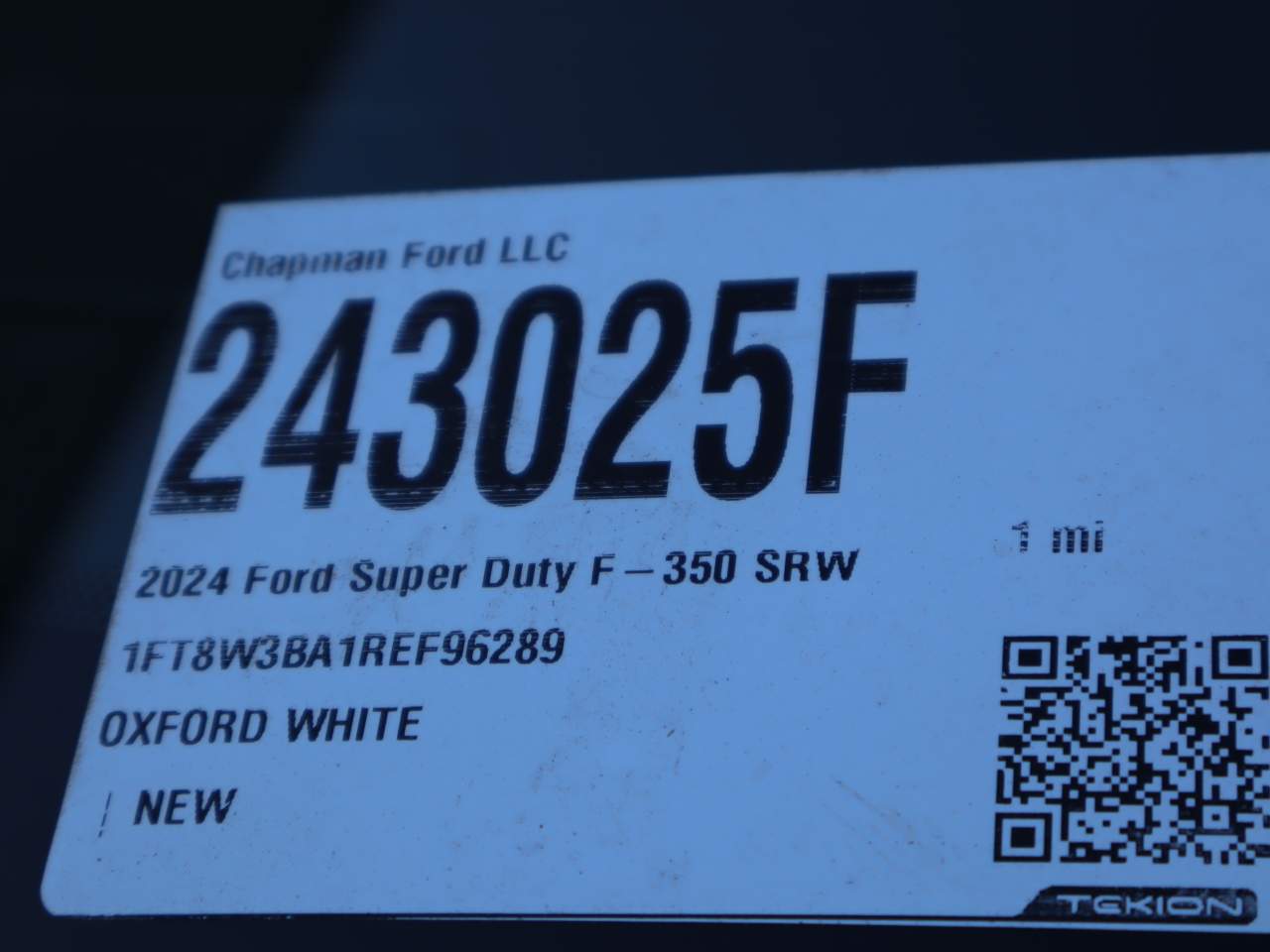 2024 Ford F-350 Super Duty SRW Crew Cab XL