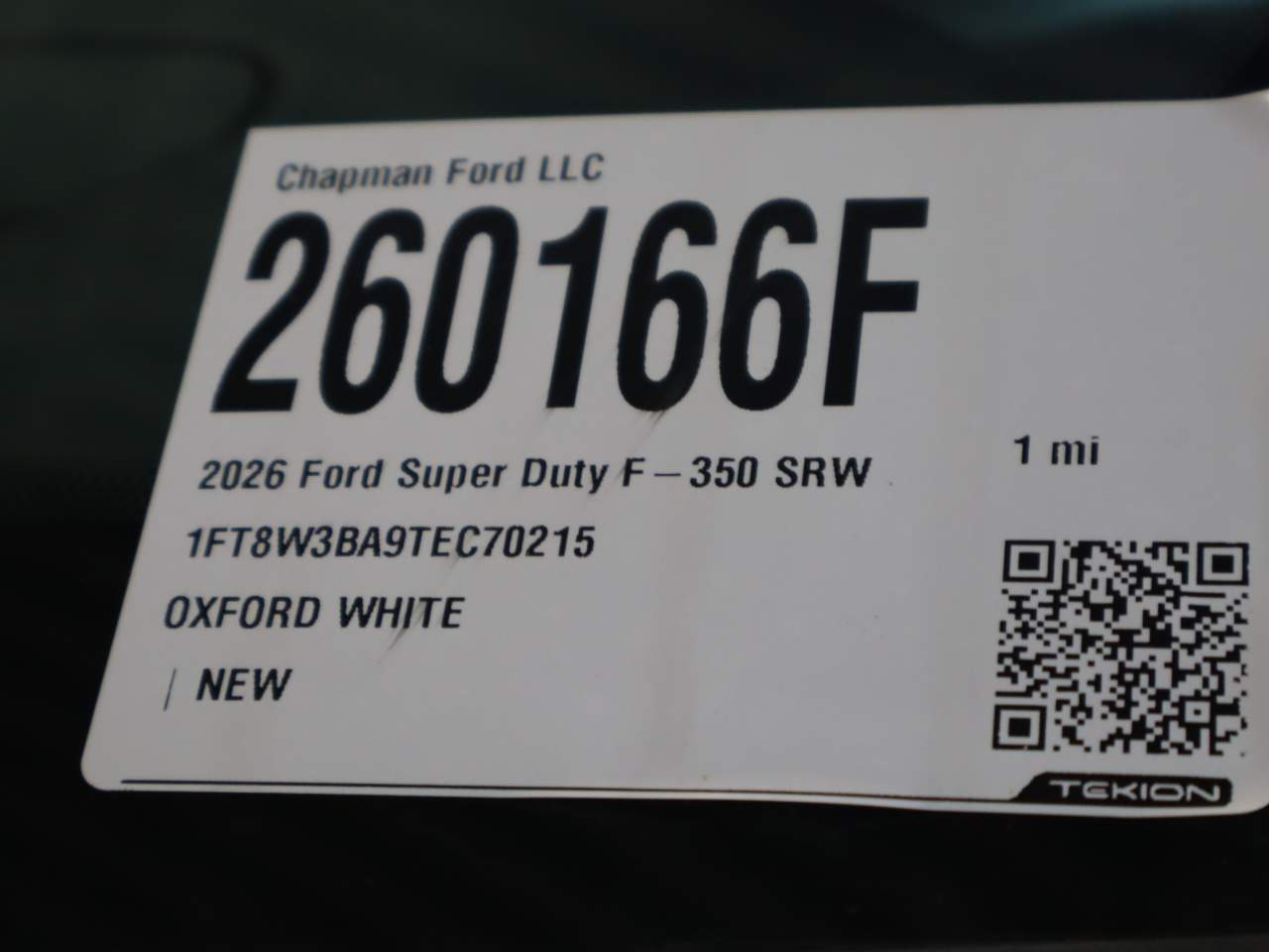 2026 Ford F-350 Super Duty SRW Crew Cab XL