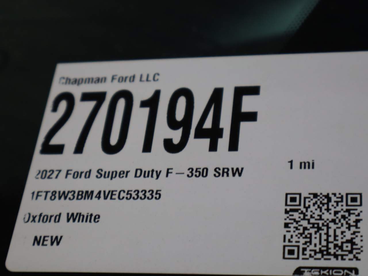 2027 Ford F-350 Super Duty SRW Crew Cab XL