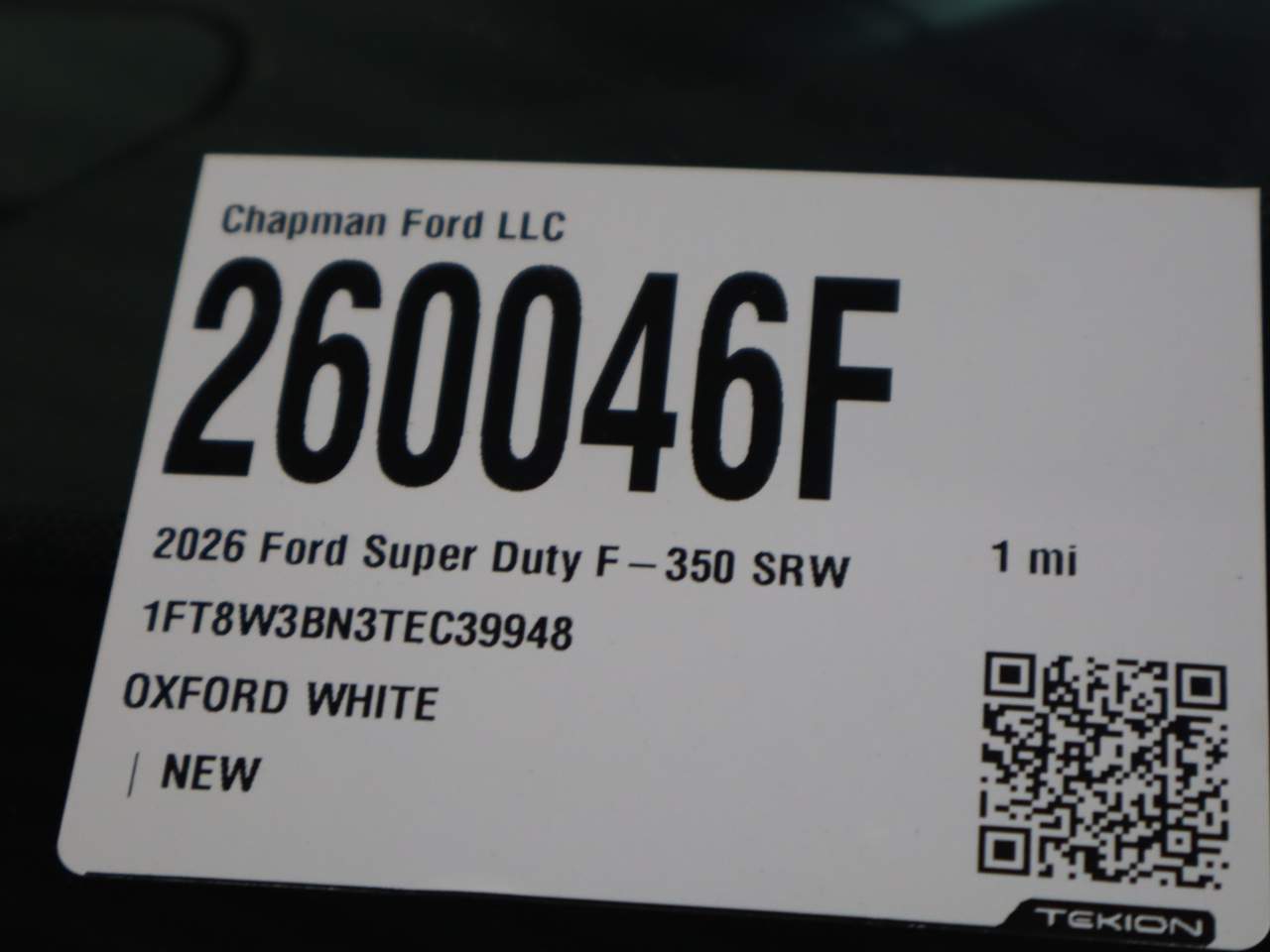 2026 Ford F-350 Super Duty SRW Crew Cab XL