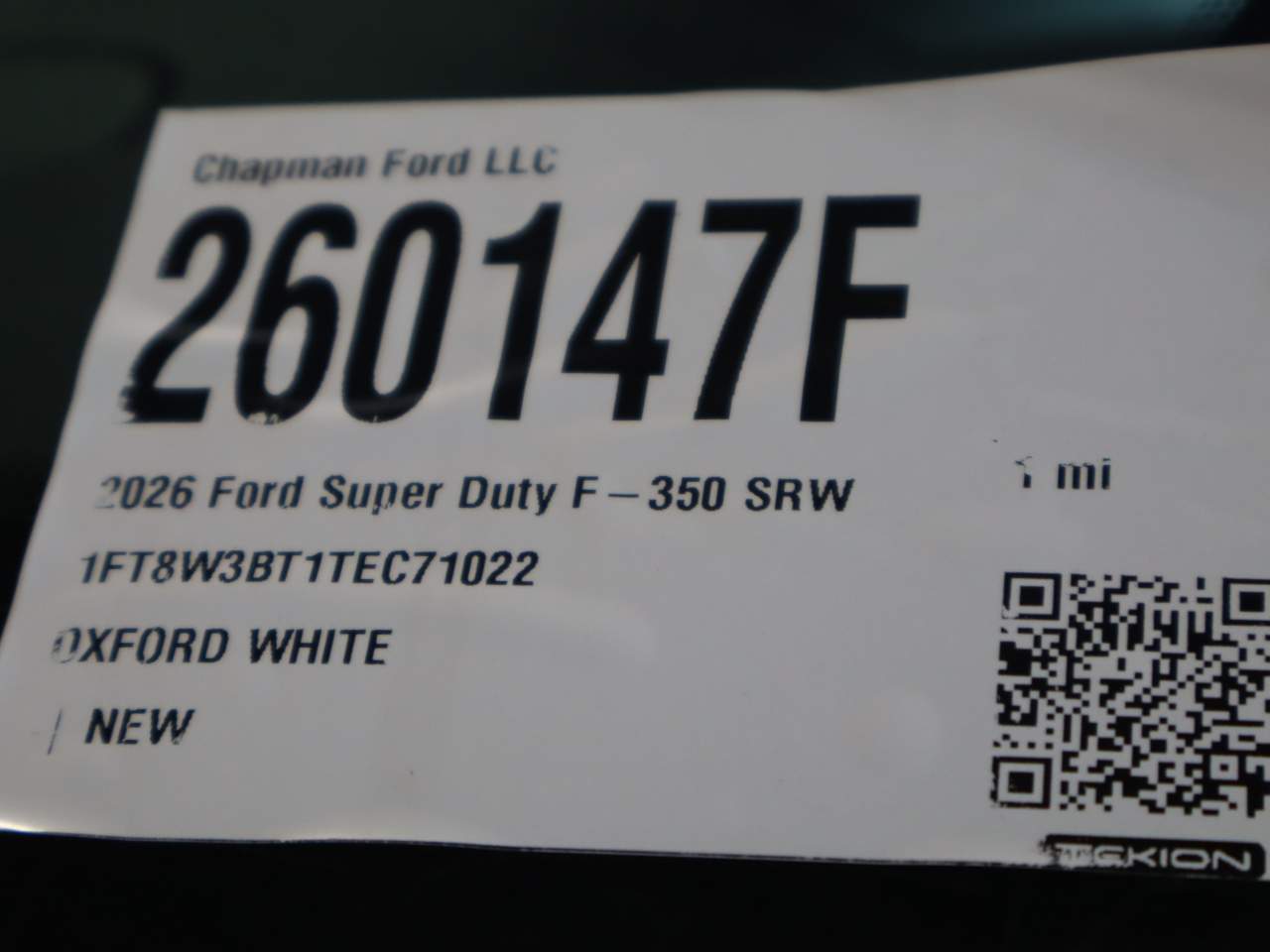 2026 Ford F-350 Super Duty SRW Crew Cab XL