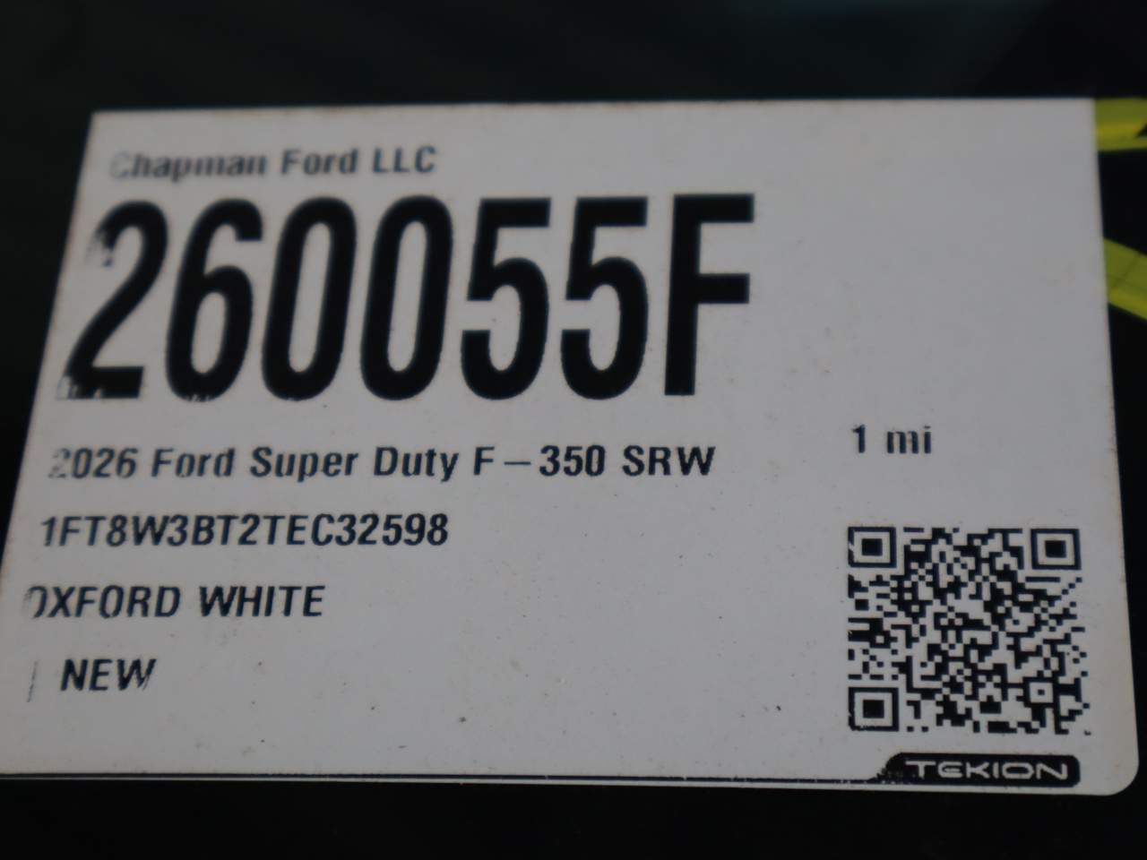 2026 Ford F-350 Super Duty SRW Crew Cab XL