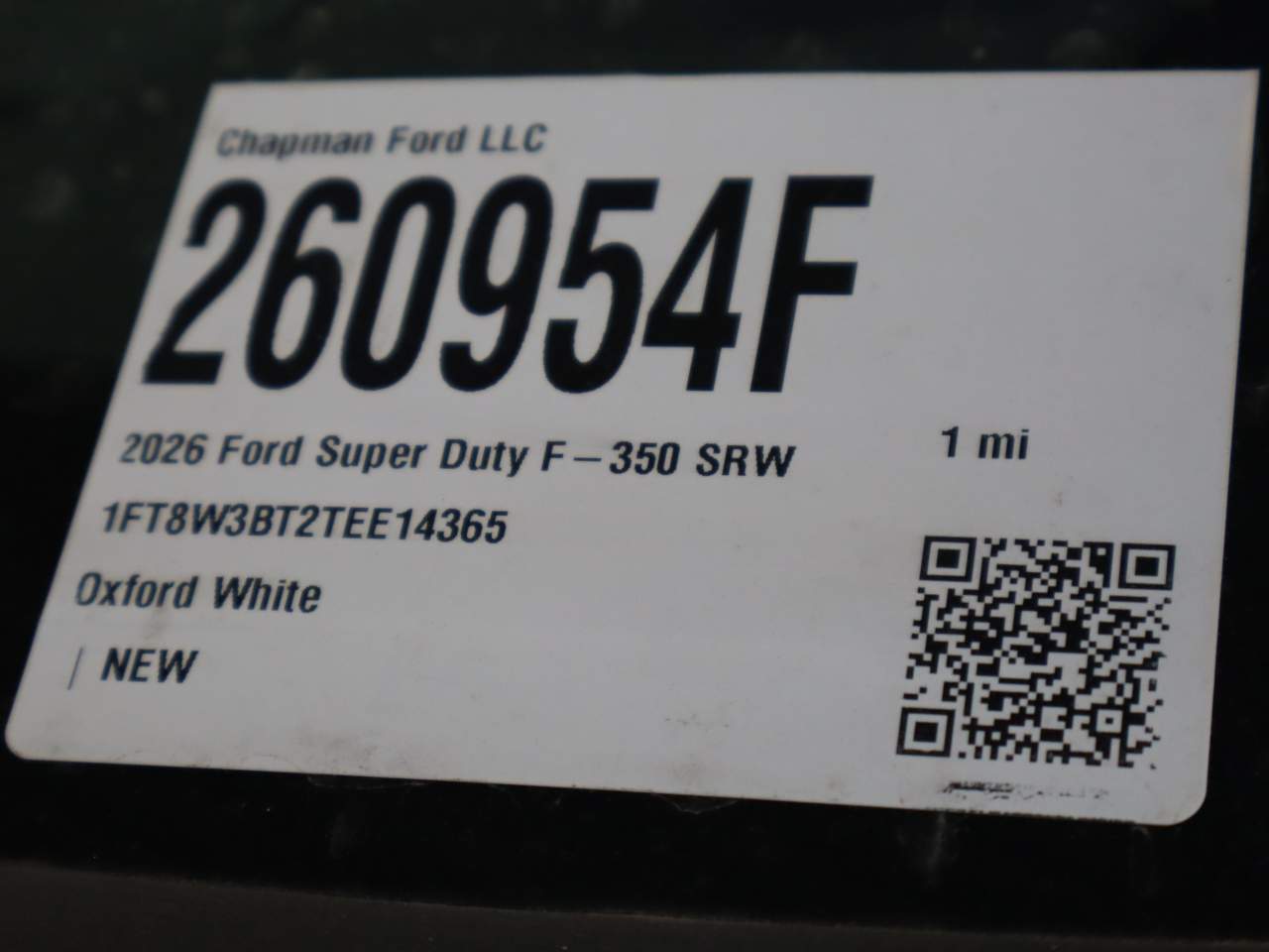 2026 Ford F-350 Super Duty SRW Crew Cab XL