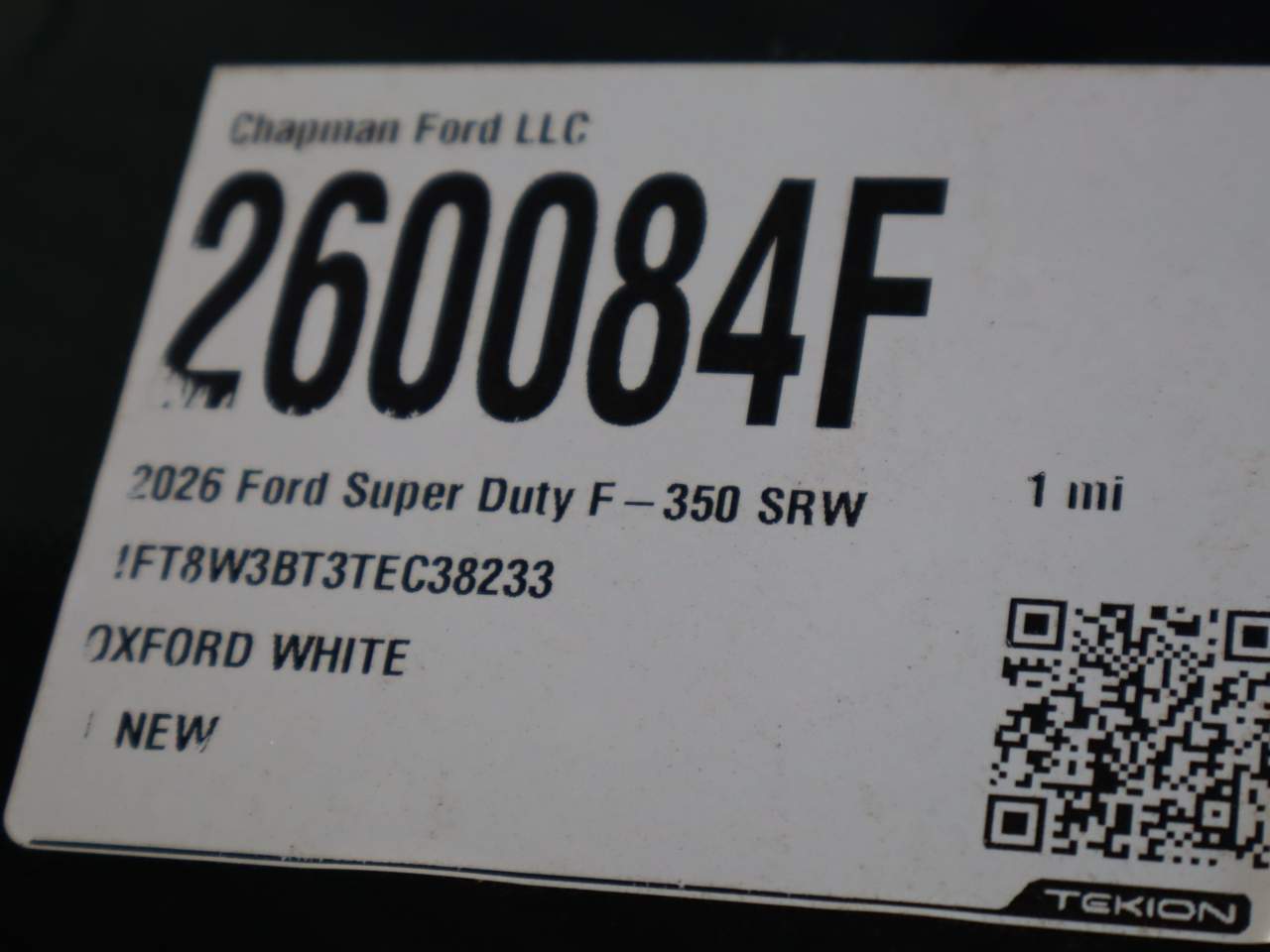 2026 Ford F-350 Super Duty SRW Crew Cab XL