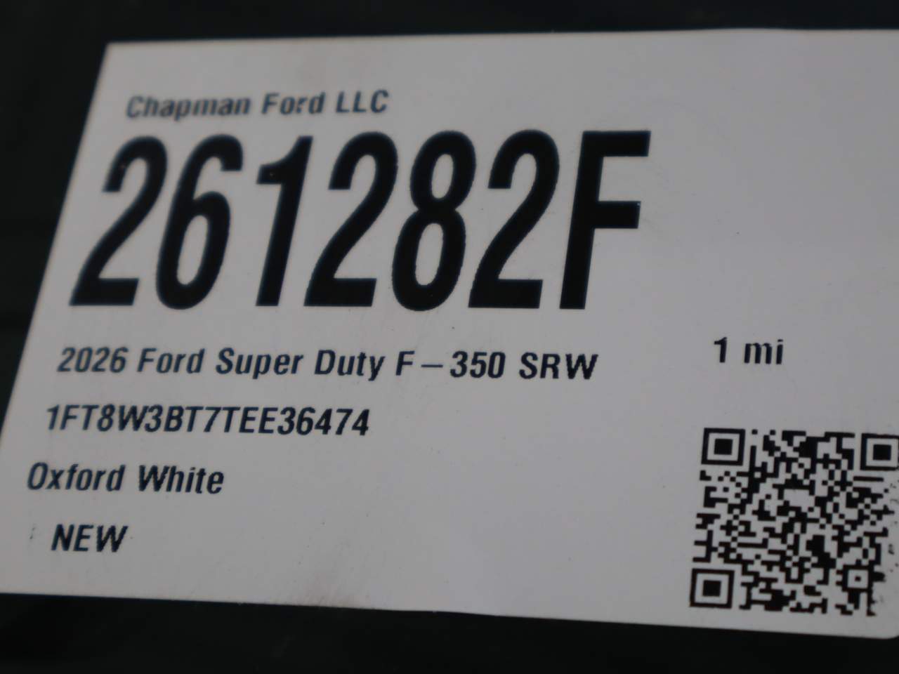 2026 Ford F-350 Super Duty SRW Crew Cab XL