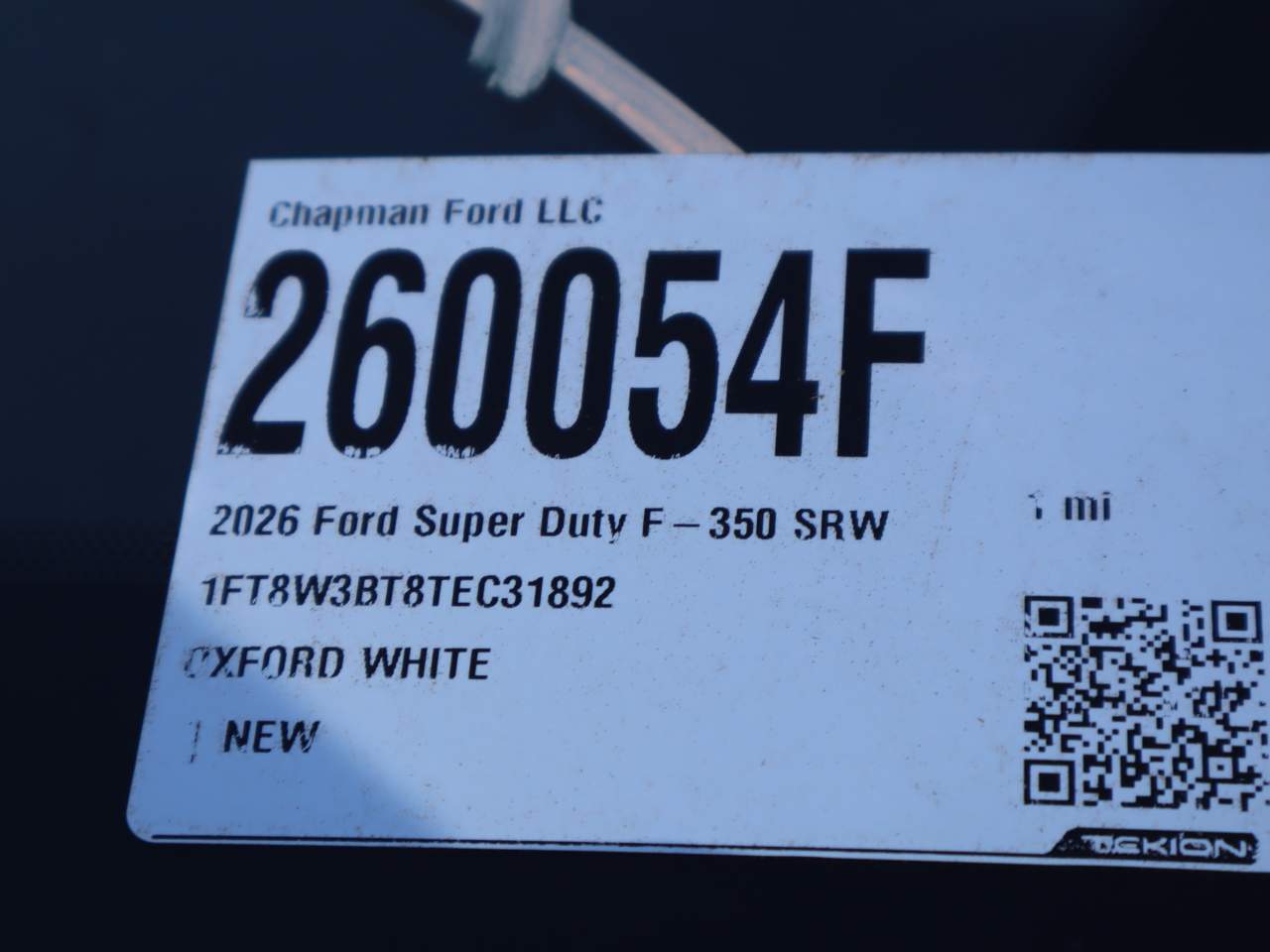 2026 Ford F-350 Super Duty SRW Crew Cab XL
